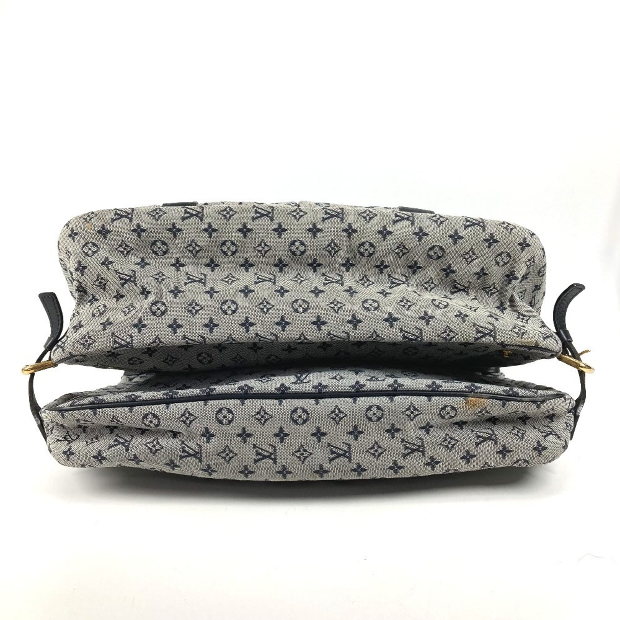 Louis Vuitton Navy Monogram Mini Messenger Bag Shoulder Bag (Pre-Owned)