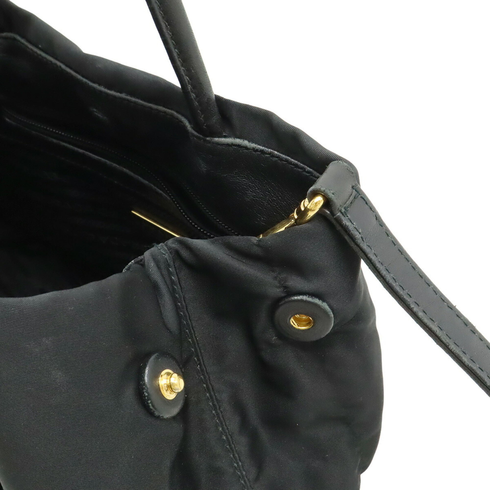 Prada Black Nero Bow Handbag Shoulder Bag (Pre-Owned)
