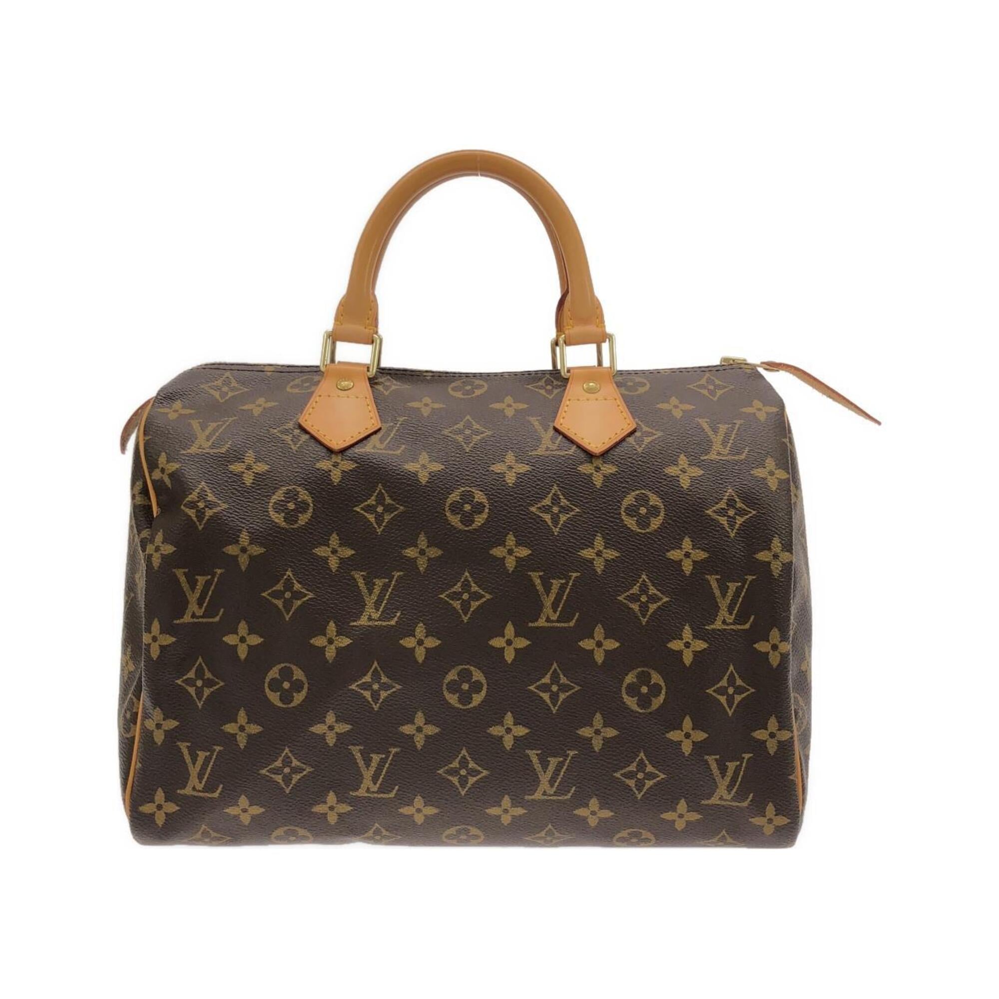 Louis Vuitton Marron Coated Canvas Boston Bag (Pre-Owned)