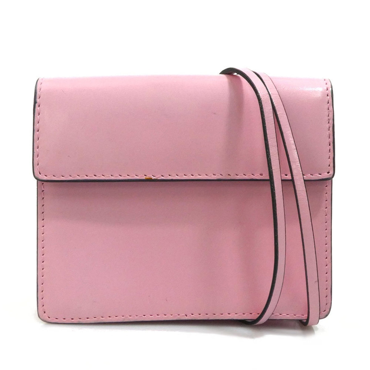Prada Pink Leather Pochette (Pre-Owned)