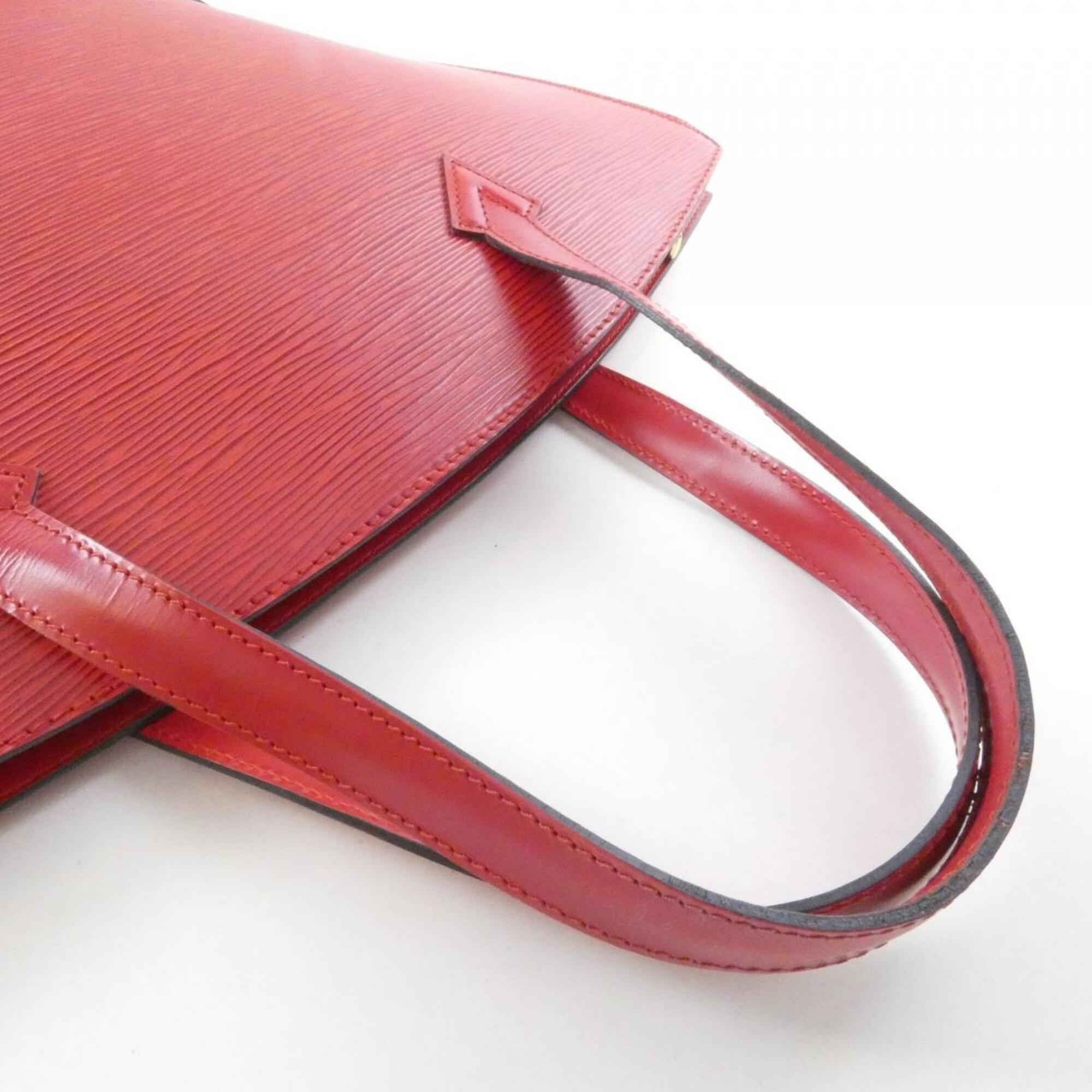 Louis Vuitton Red Color Leather Handbag (Pre-Owned)