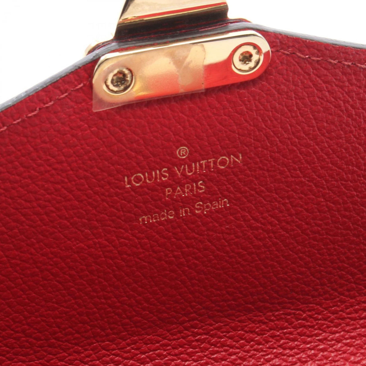 Louis Vuitton Red Color Sacrlet Monogram Empreinte Long Wallet (Bi-Fold) (Pre-Owned)