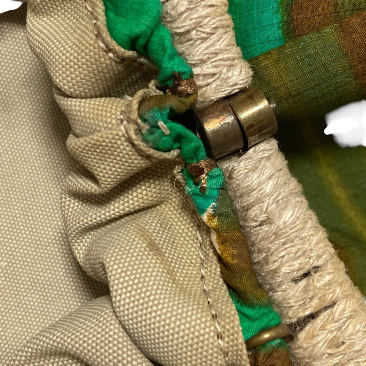 Marni Brown Green Yellow Shoulder Bag (Pre-Owned)