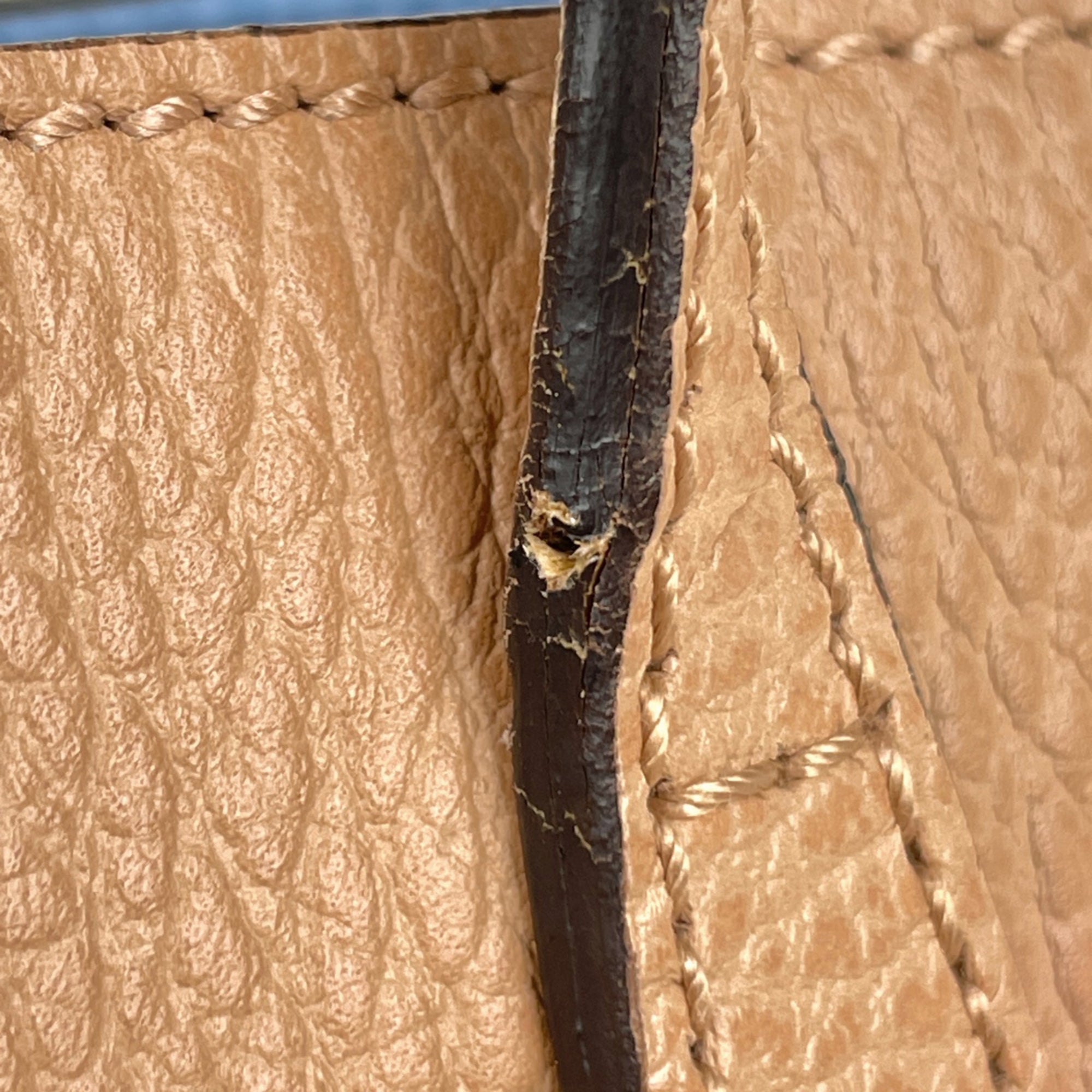 Gucci Beige Leather Tote Bag (Pre-Owned)