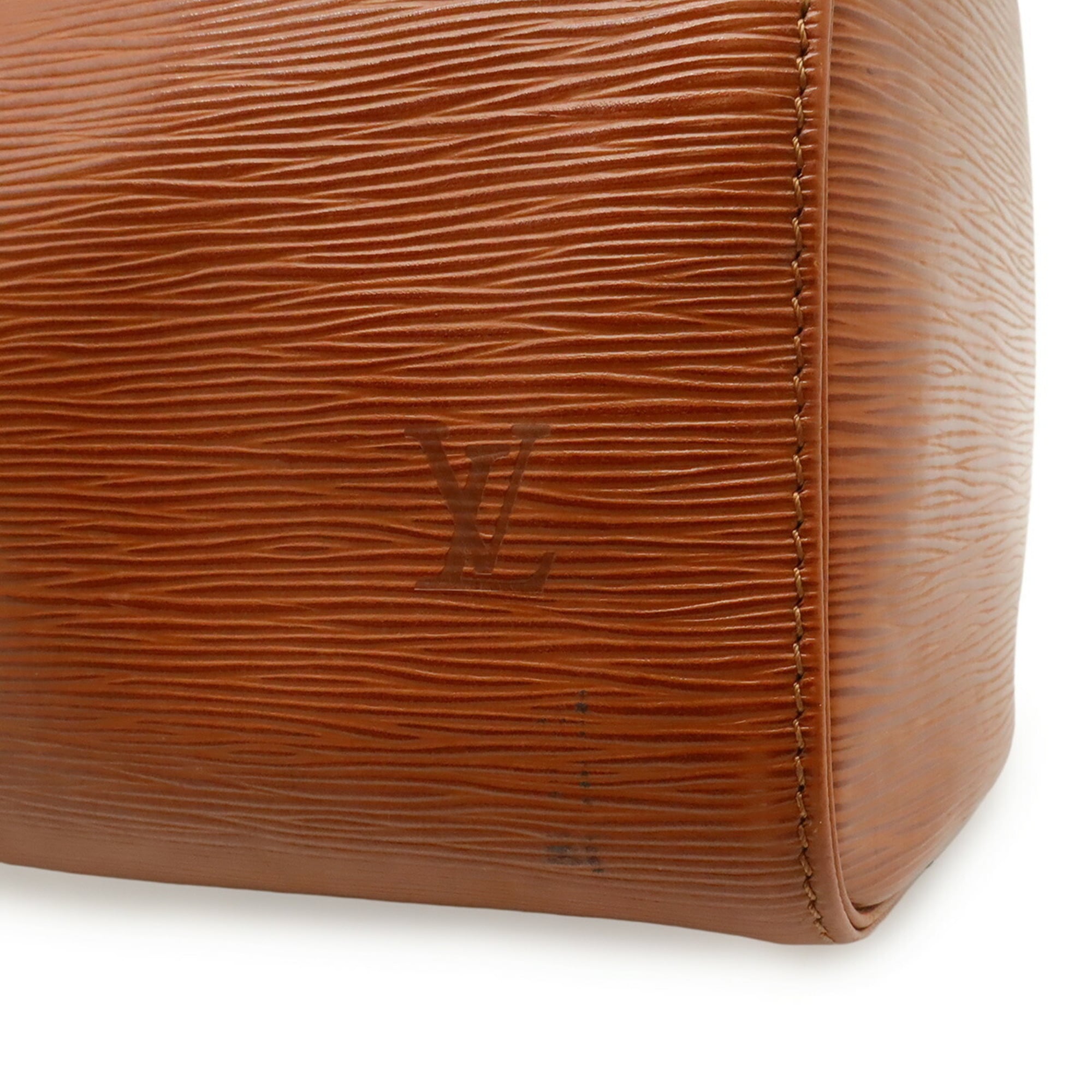 Louis Vuitton Epi Kenyan Brown Epi Leather Handbag (Pre-Owned)
