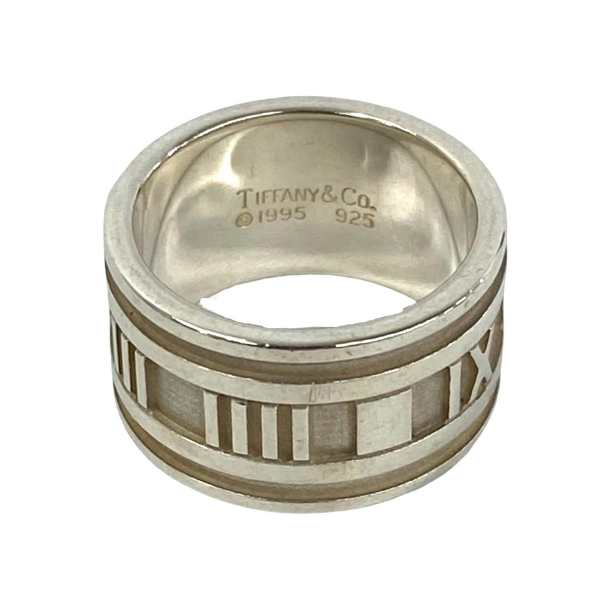 Tiffany Silver Silver 925 Band Ring (Pre-Owned)