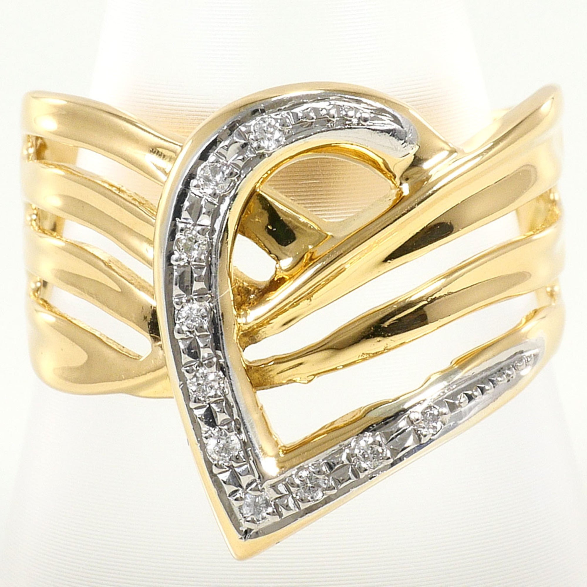 Unbranded Platinum Yellow Gold Yellow Gold (18K) Platinum 900 Band Ring (Pre-Owned)