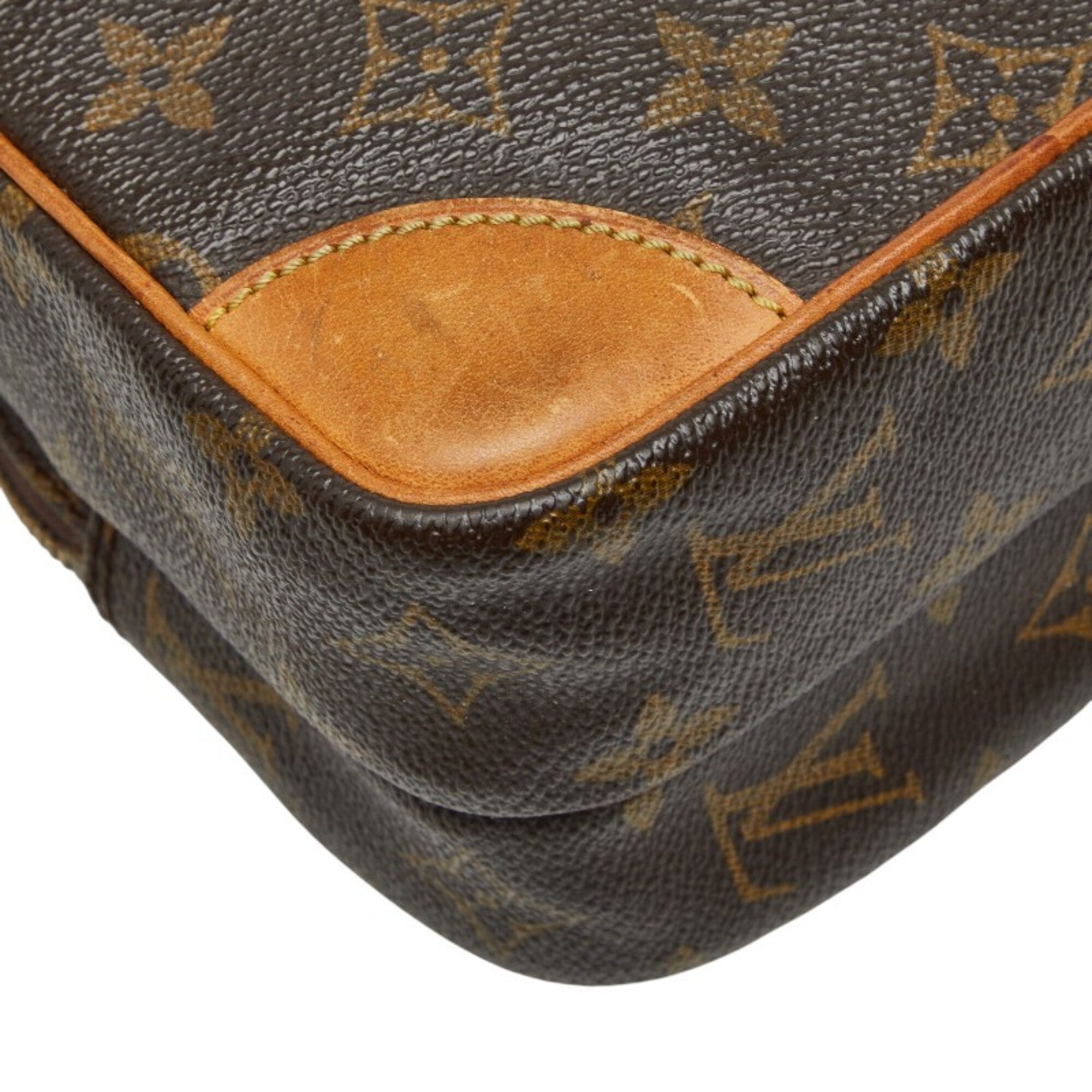 Louis Vuitton Brown Pvc Leather Shoulder Bag (Pre-Owned)