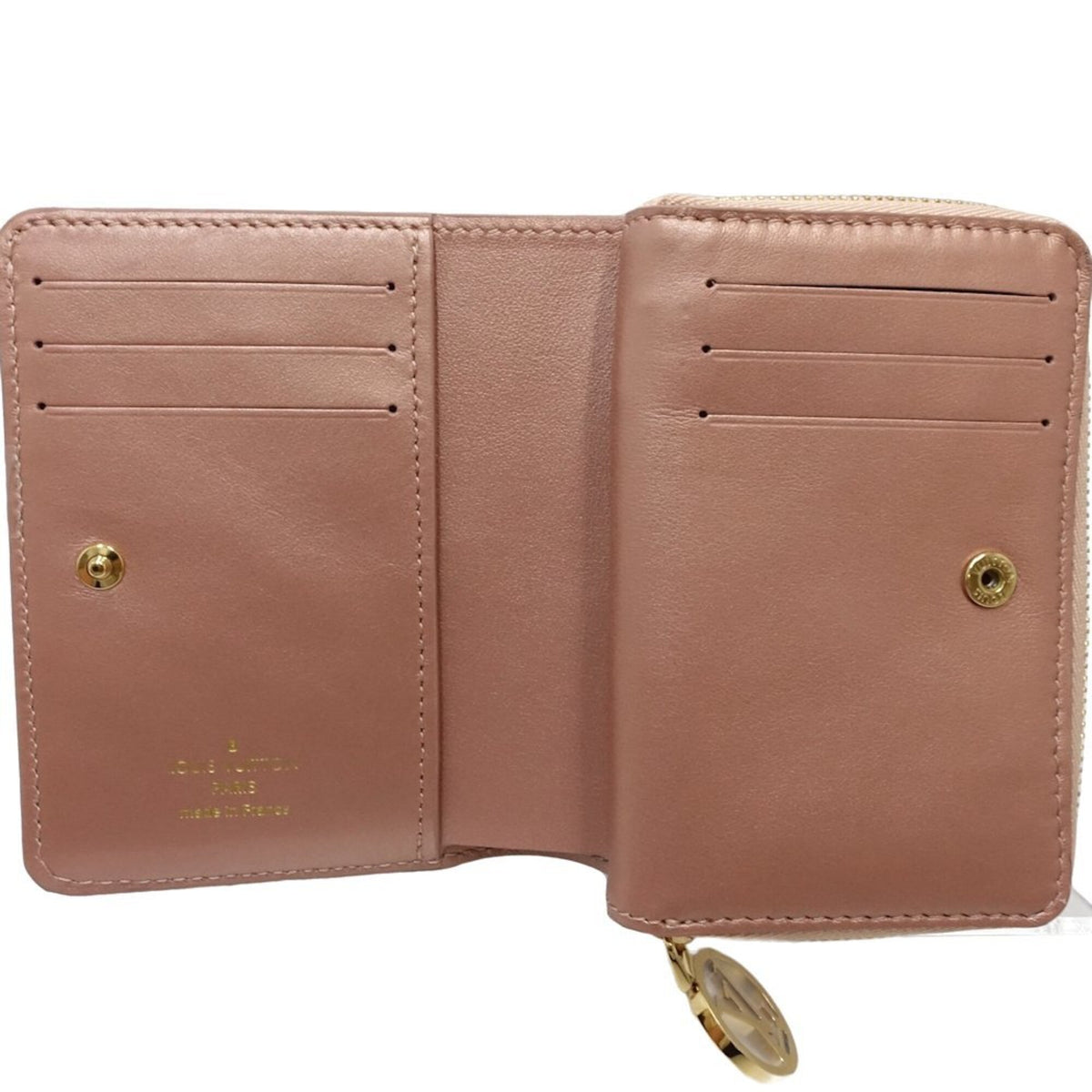 Louis Vuitton Rose Gold Leather Wallet (Bi-Fold) (Pre-Owned)
