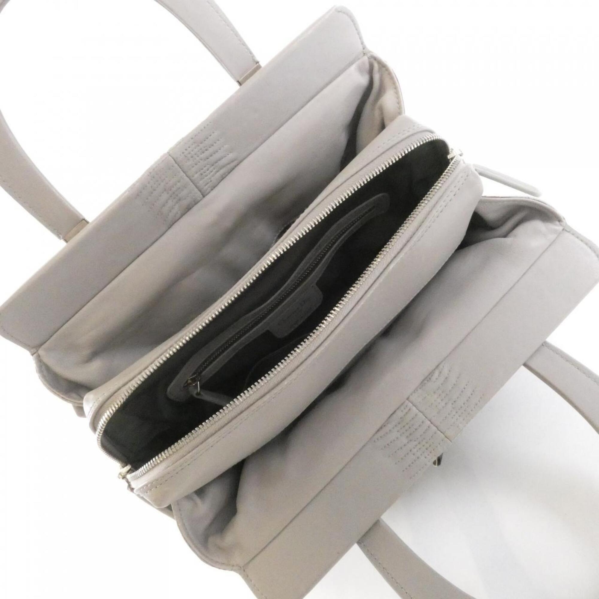 Christian Dior Gray Leather Handbag (Pre-Owned)