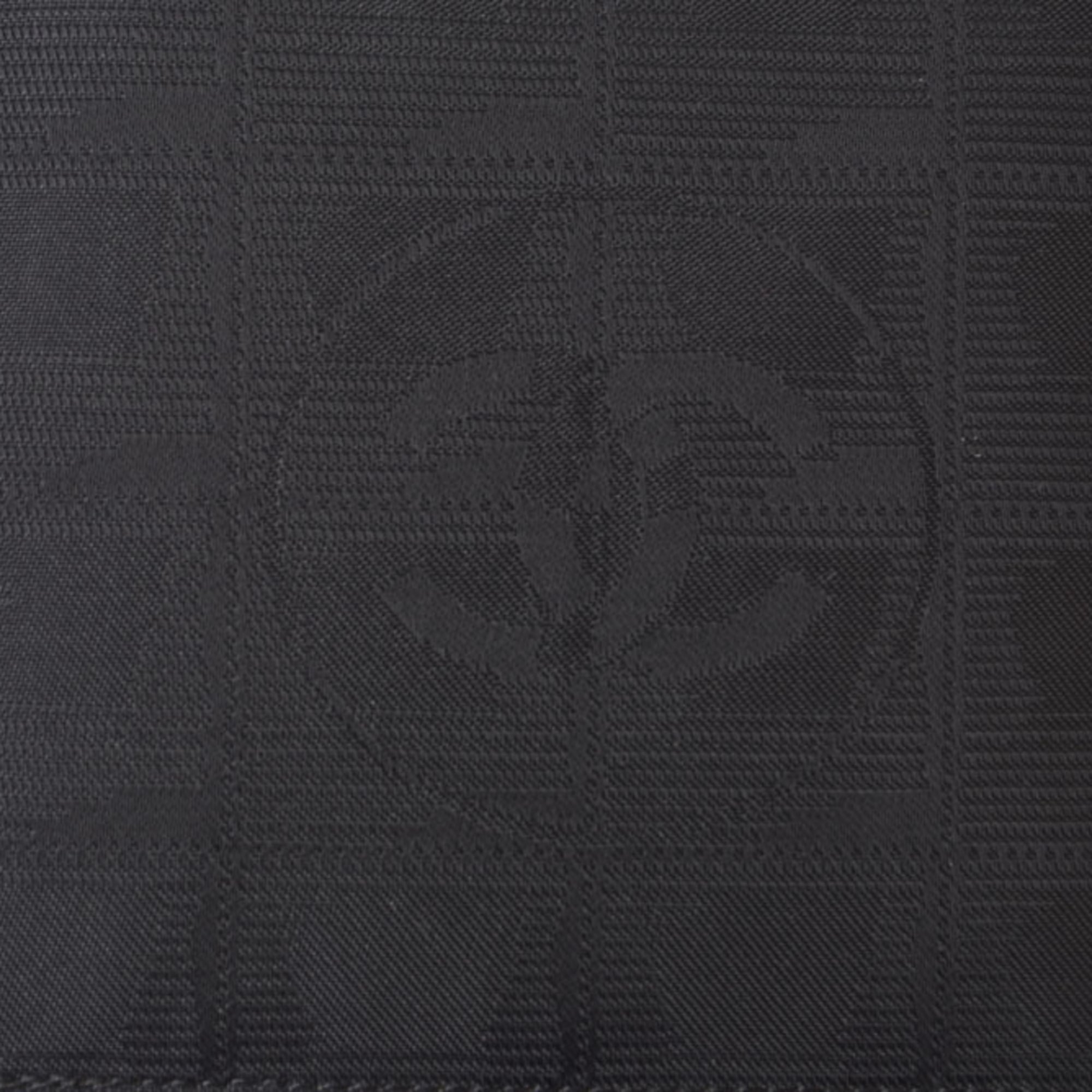 Chanel Black Canvas Wallet (Bi-Fold) (Pre-Owned)