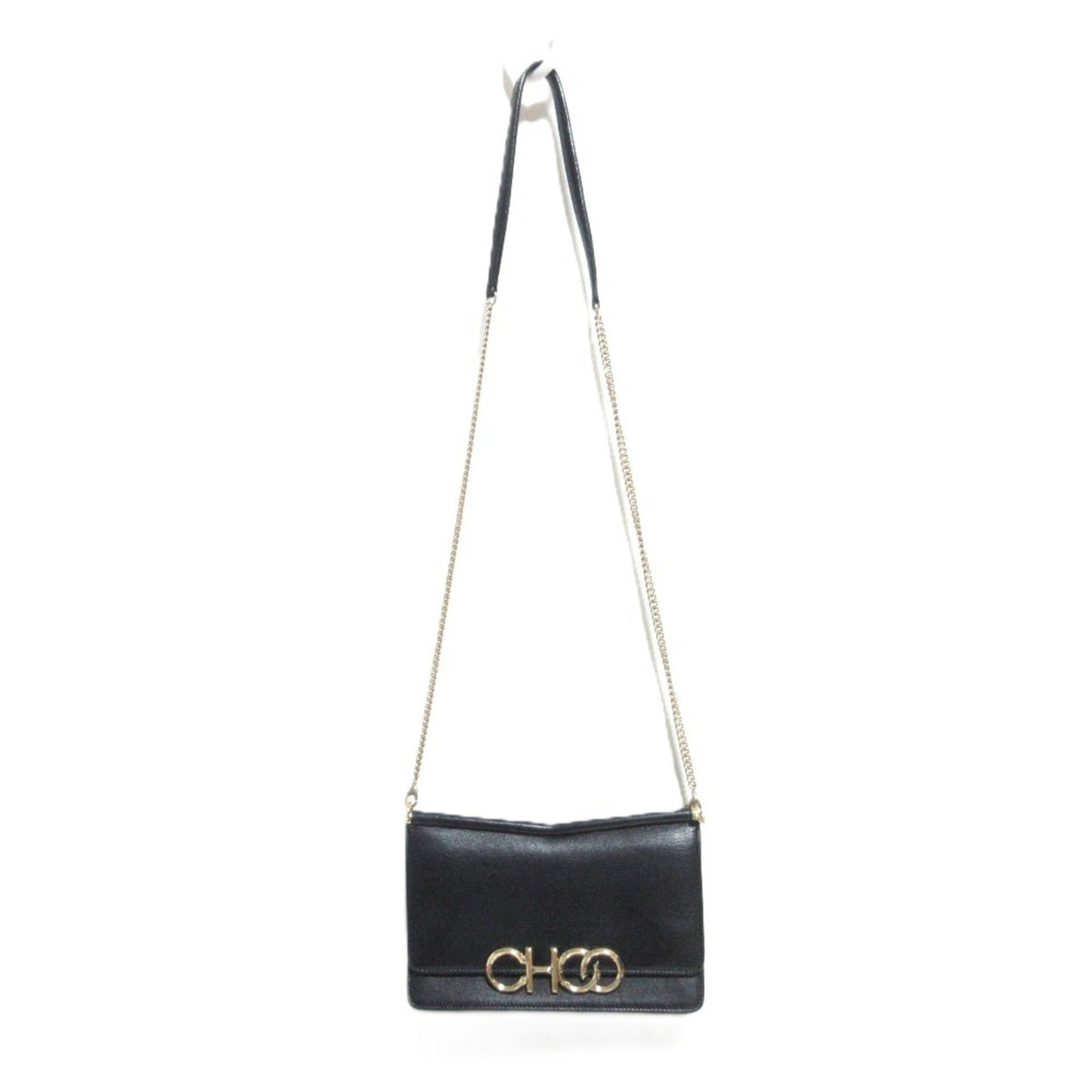 Jimmy Choo Black Shoulder Bag (Pre-Owned)