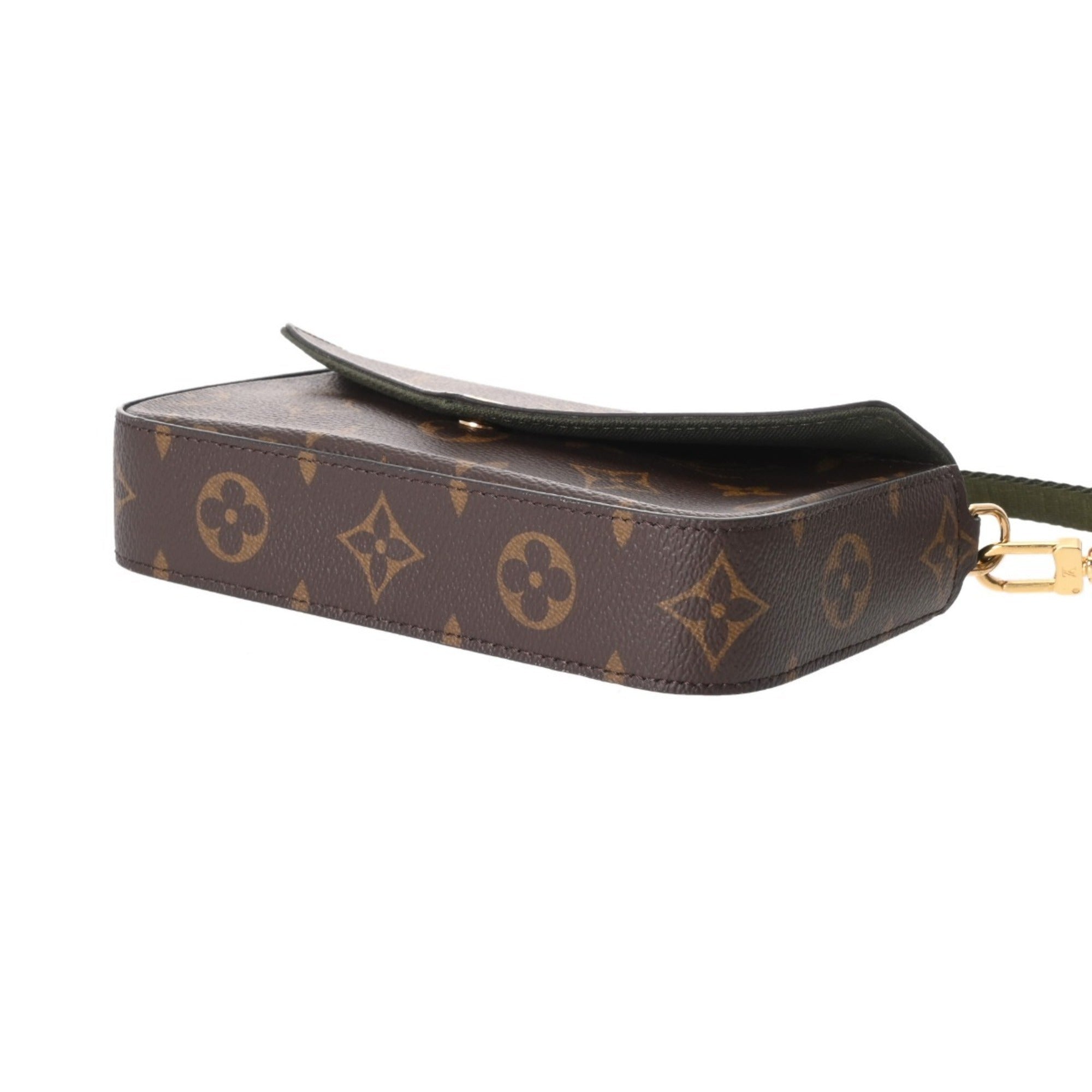 Louis Vuitton Monogram Brown Khaki Monogram Pochette Shoulder Bag (Pre-Owned)