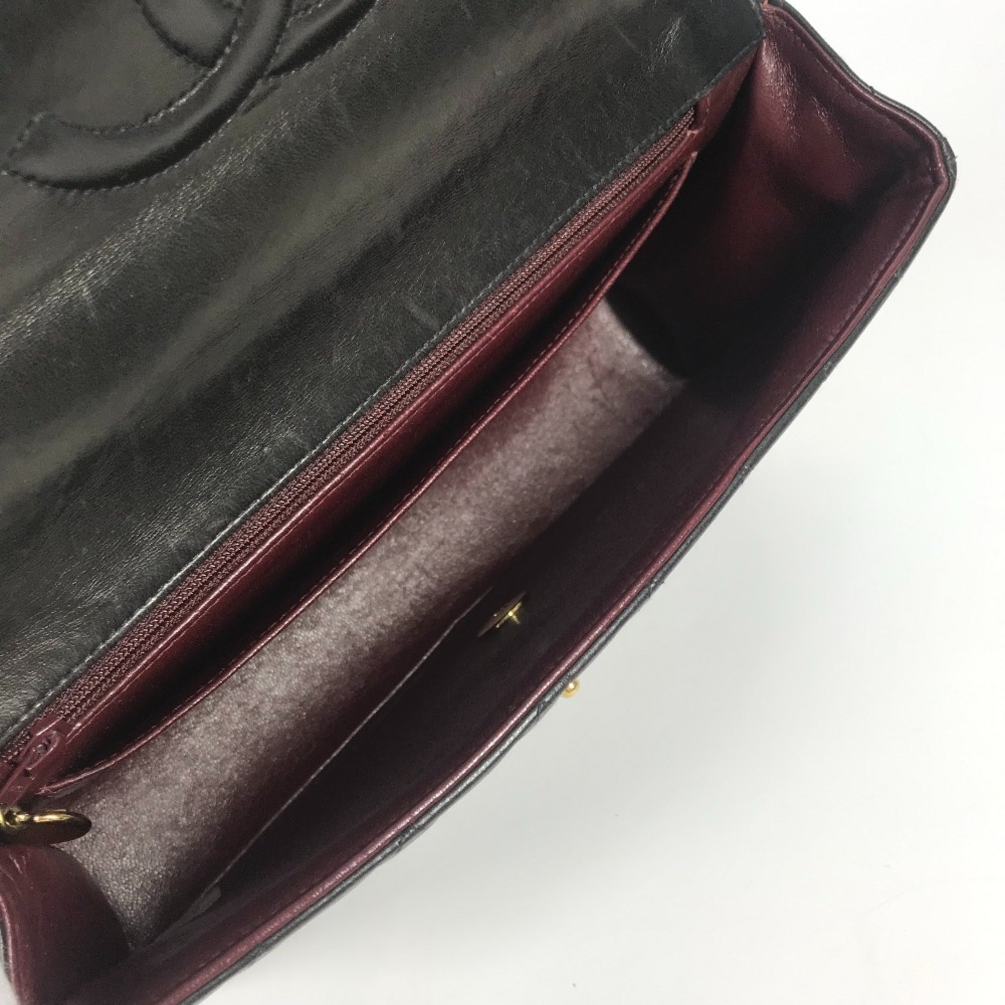 Chanel Black Leather Handbag Tote Bag (Pre-Owned)