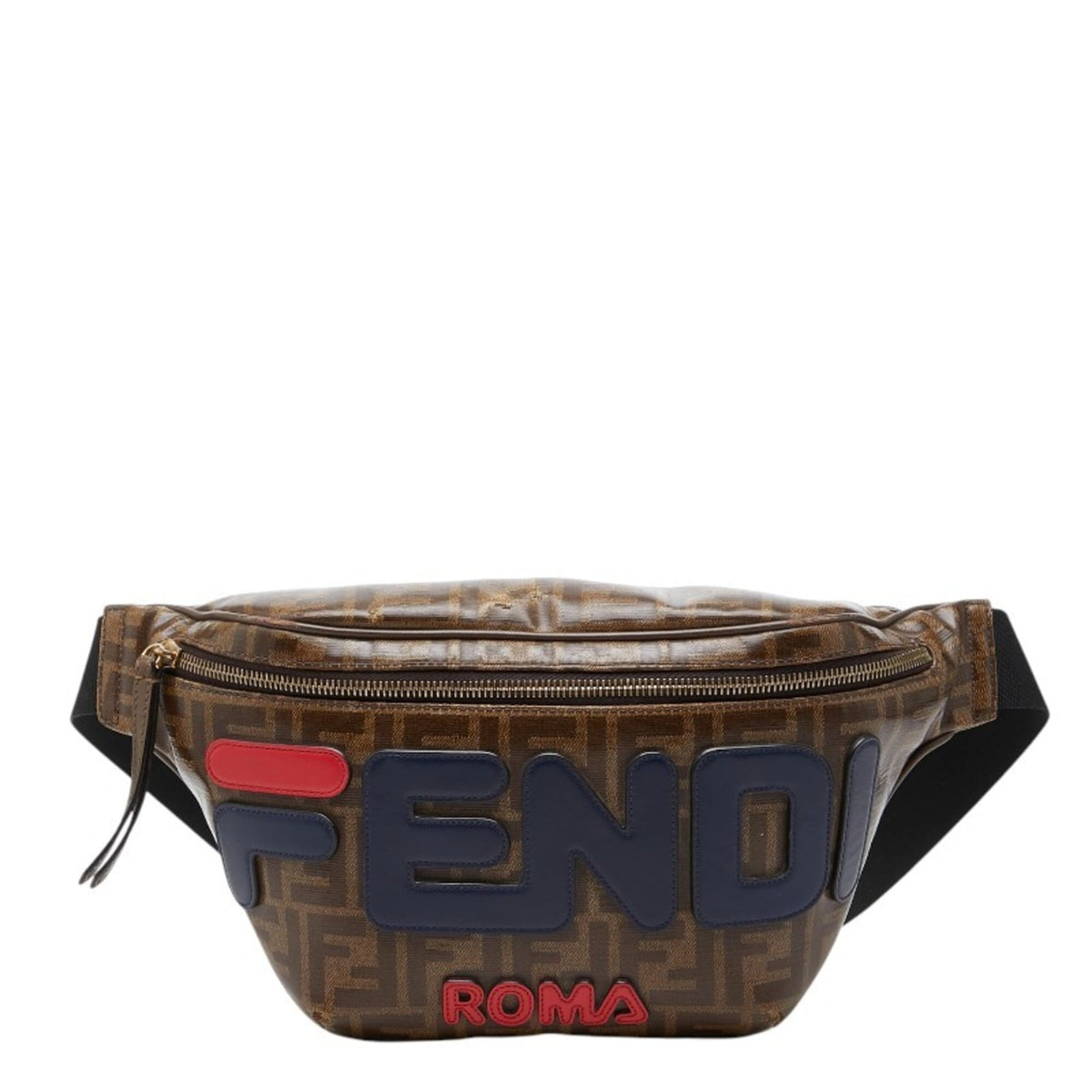 Fendi Zucca Brown Multi-Color Pvc Sling Bag (Pre-Owned)