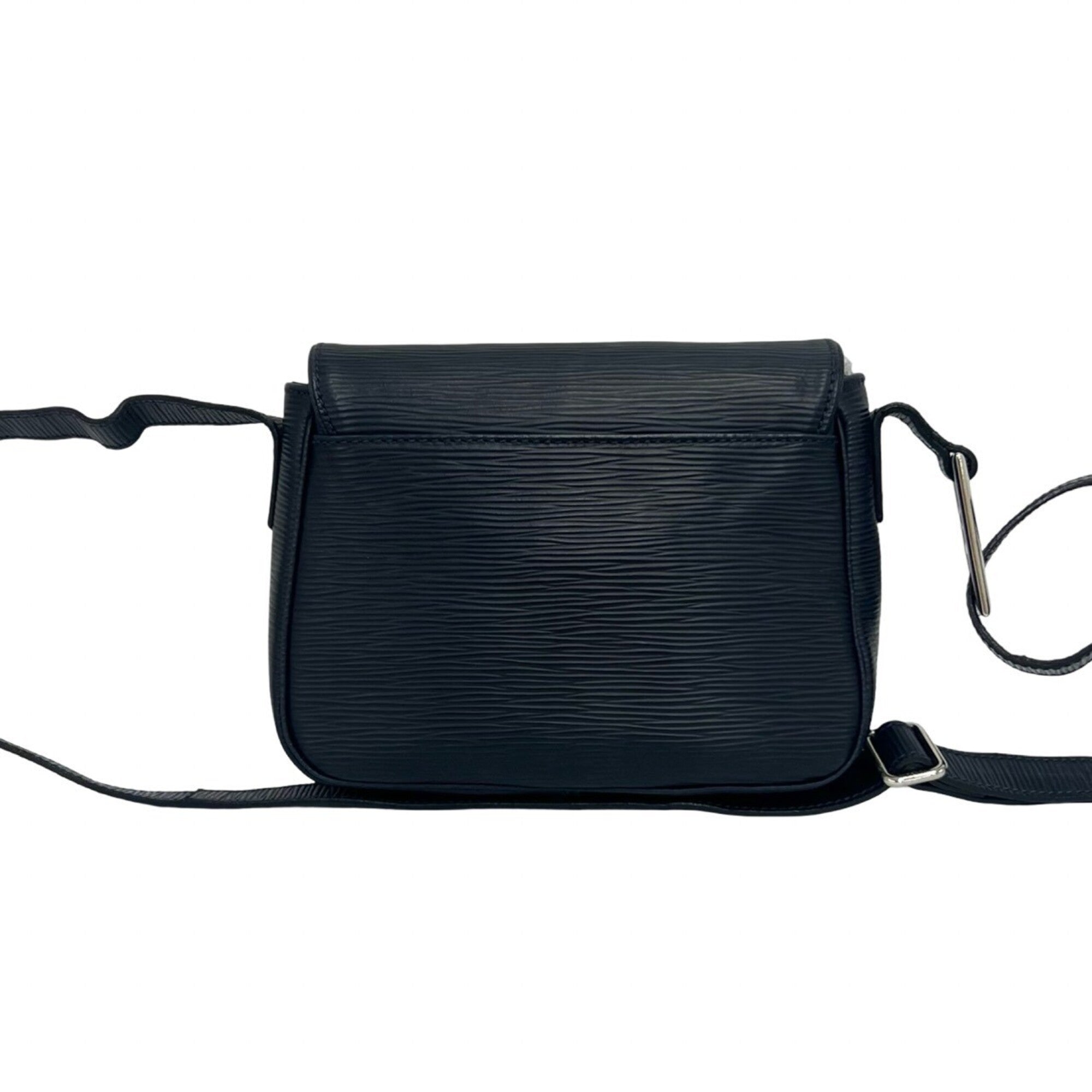 Fendi Navy Leather Pochette Shoulder Bag (Pre-Owned)
