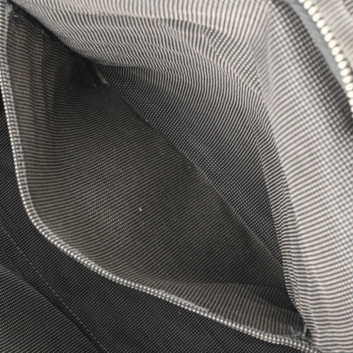 Hermes Her Line Gray Nylon Canvas Backpack (Pre-Owned)