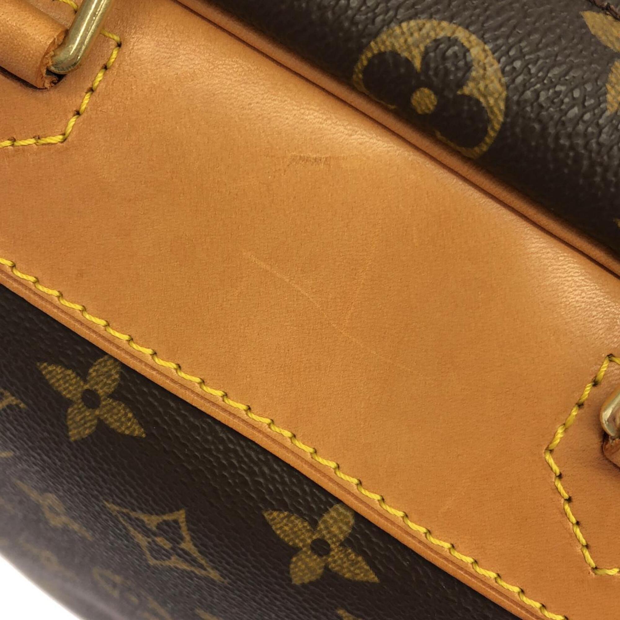 Louis Vuitton Marron Coated Canvas Handbag (Pre-Owned)
