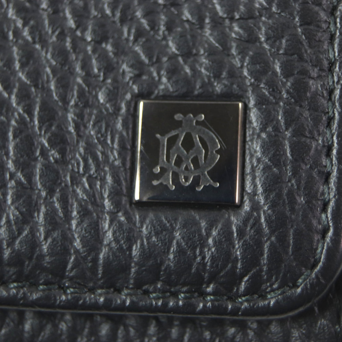 Dunhill Black Leather Long Wallet (Bi-Fold) (Pre-Owned)