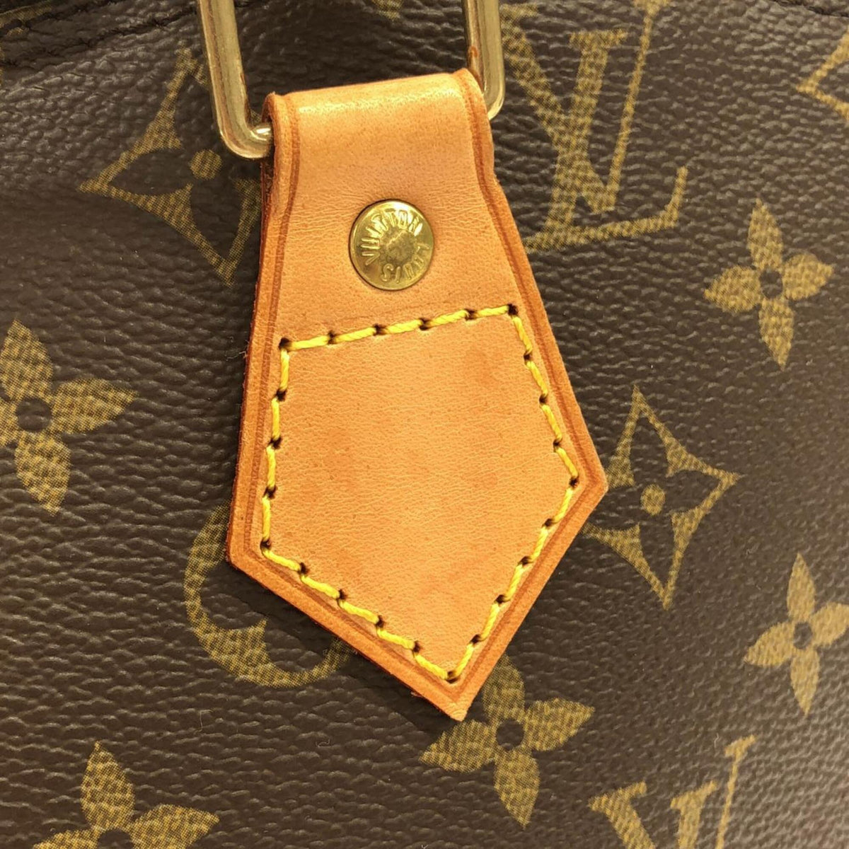 Louis Vuitton Brown Coated Canvas Handbag (Pre-Owned)