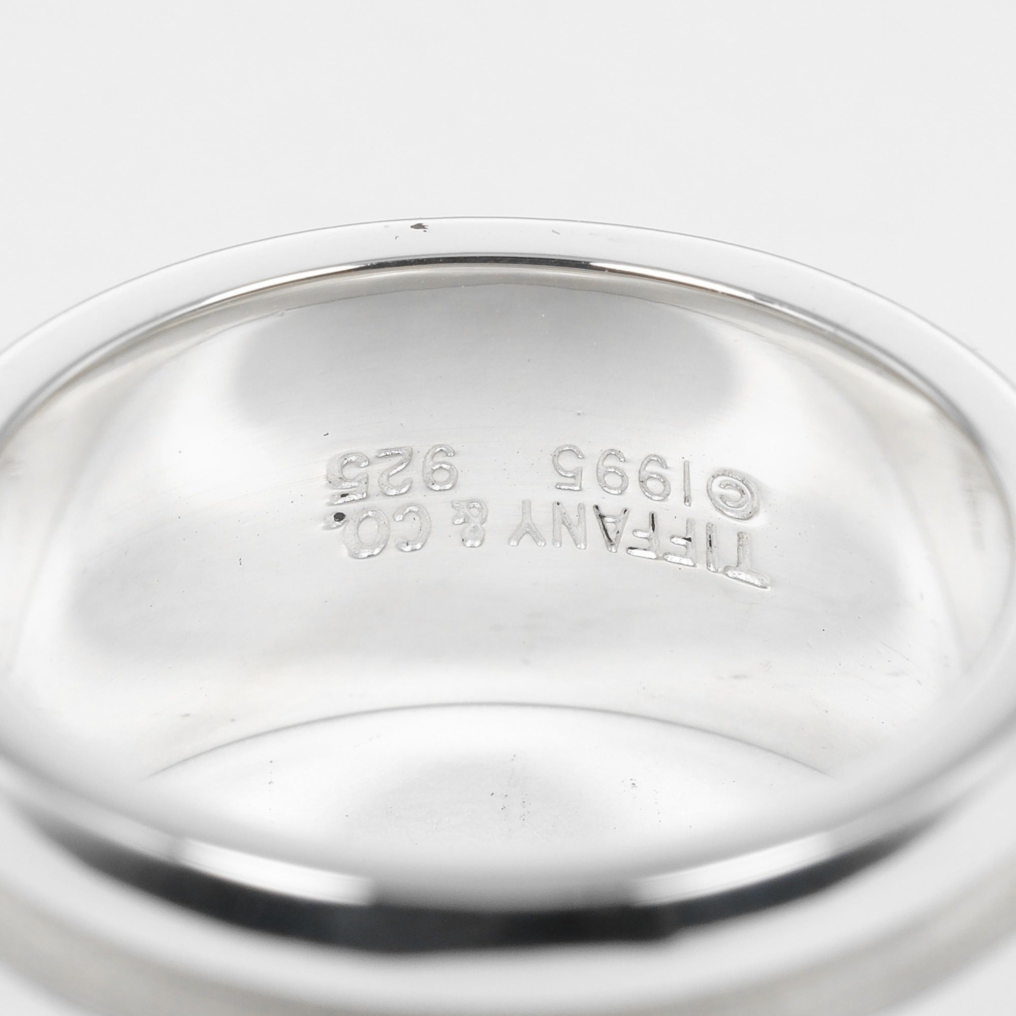 Tiffany Silver Silver 925 Band Ring (Pre-Owned)