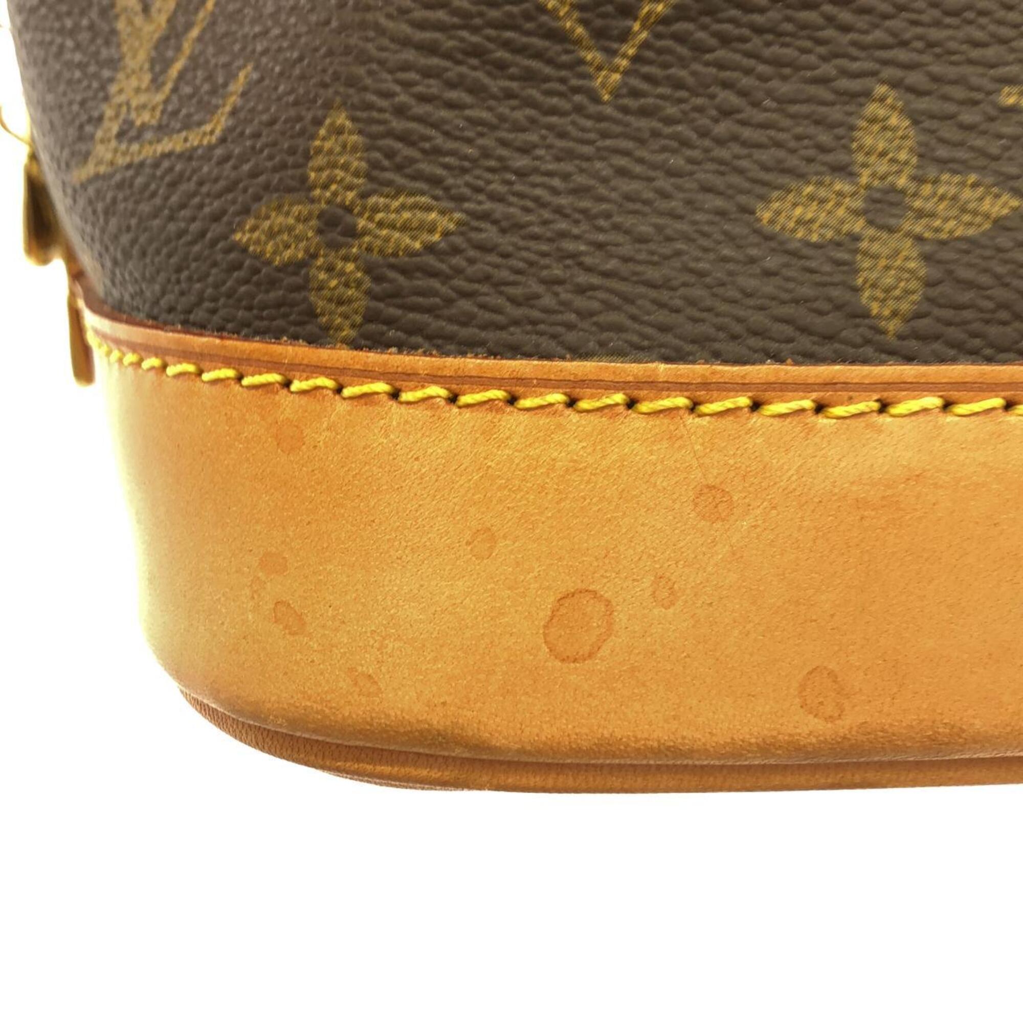 Louis Vuitton Marron Coated Canvas Handbag (Pre-Owned)