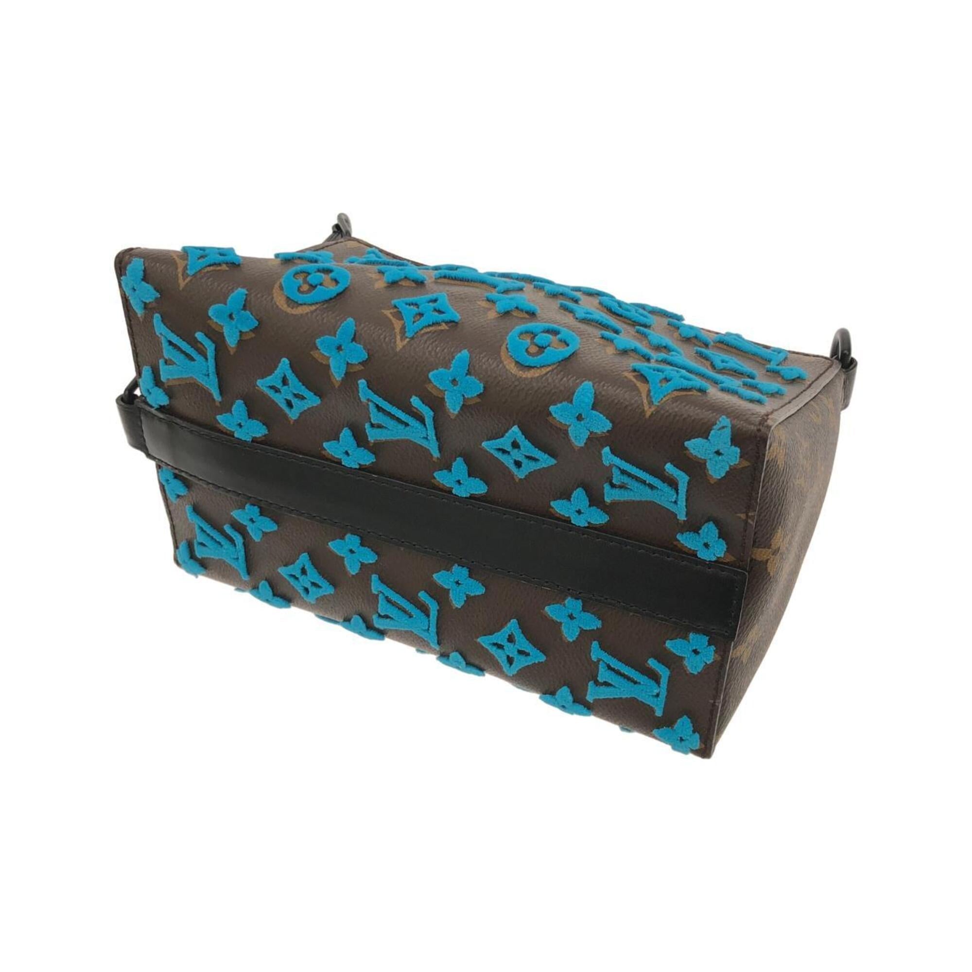 Louis Vuitton Marron Turquoise Coated Canvas Shoulder Bag (Pre-Owned)