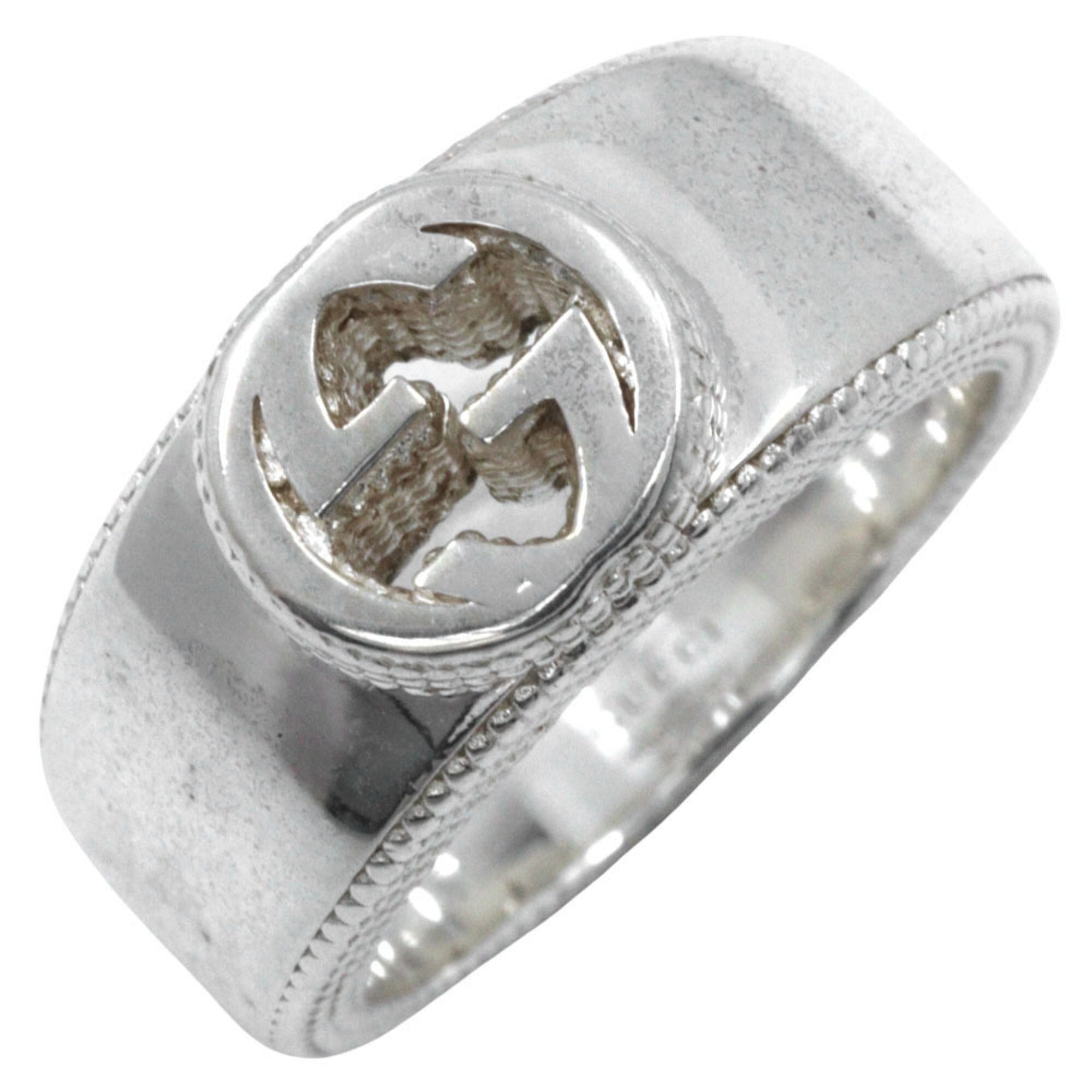 Gucci Silver 925 Band Ring (Pre-Owned)