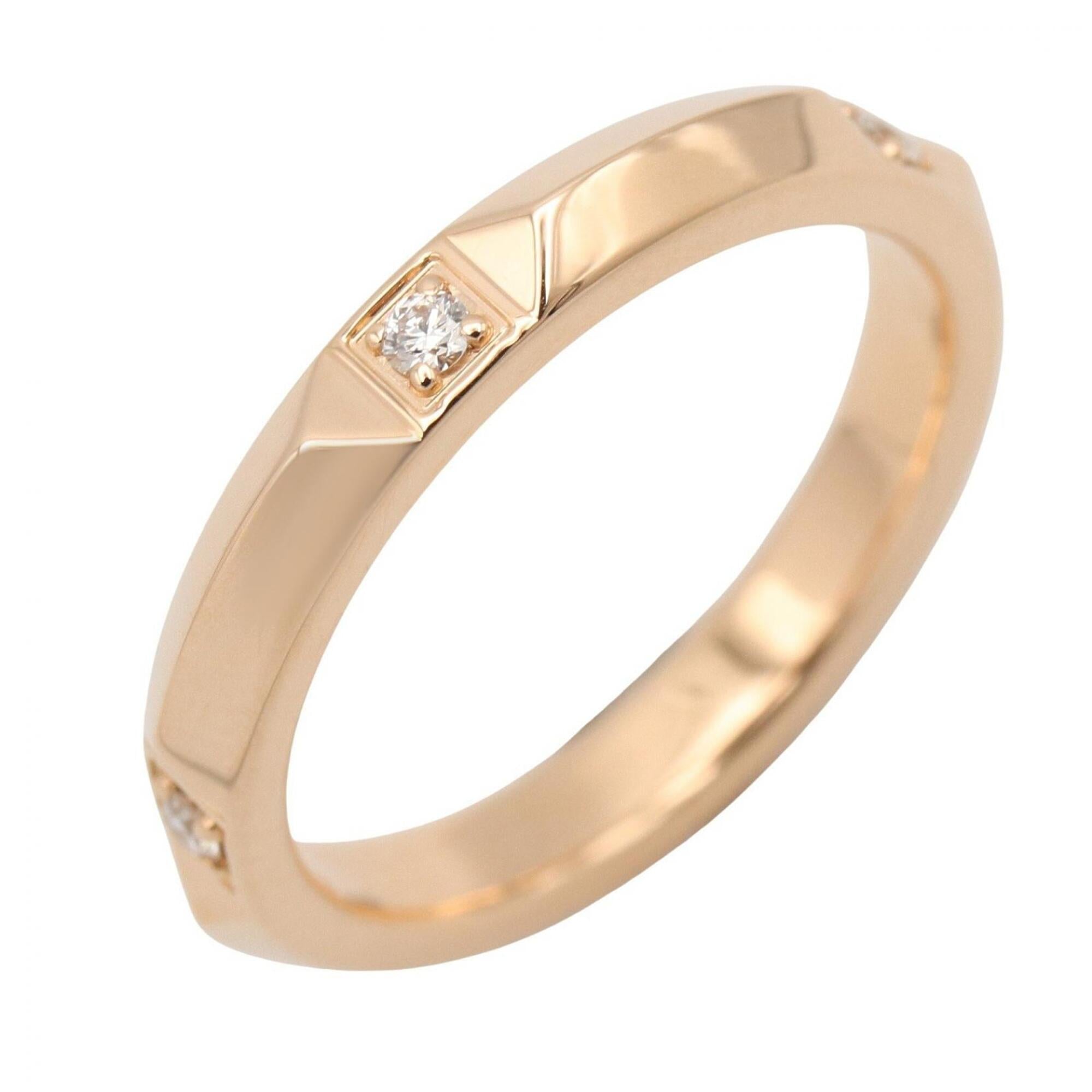 Tiffany Gold Clear Pink Gold (18K) Band Ring (Pre-Owned)