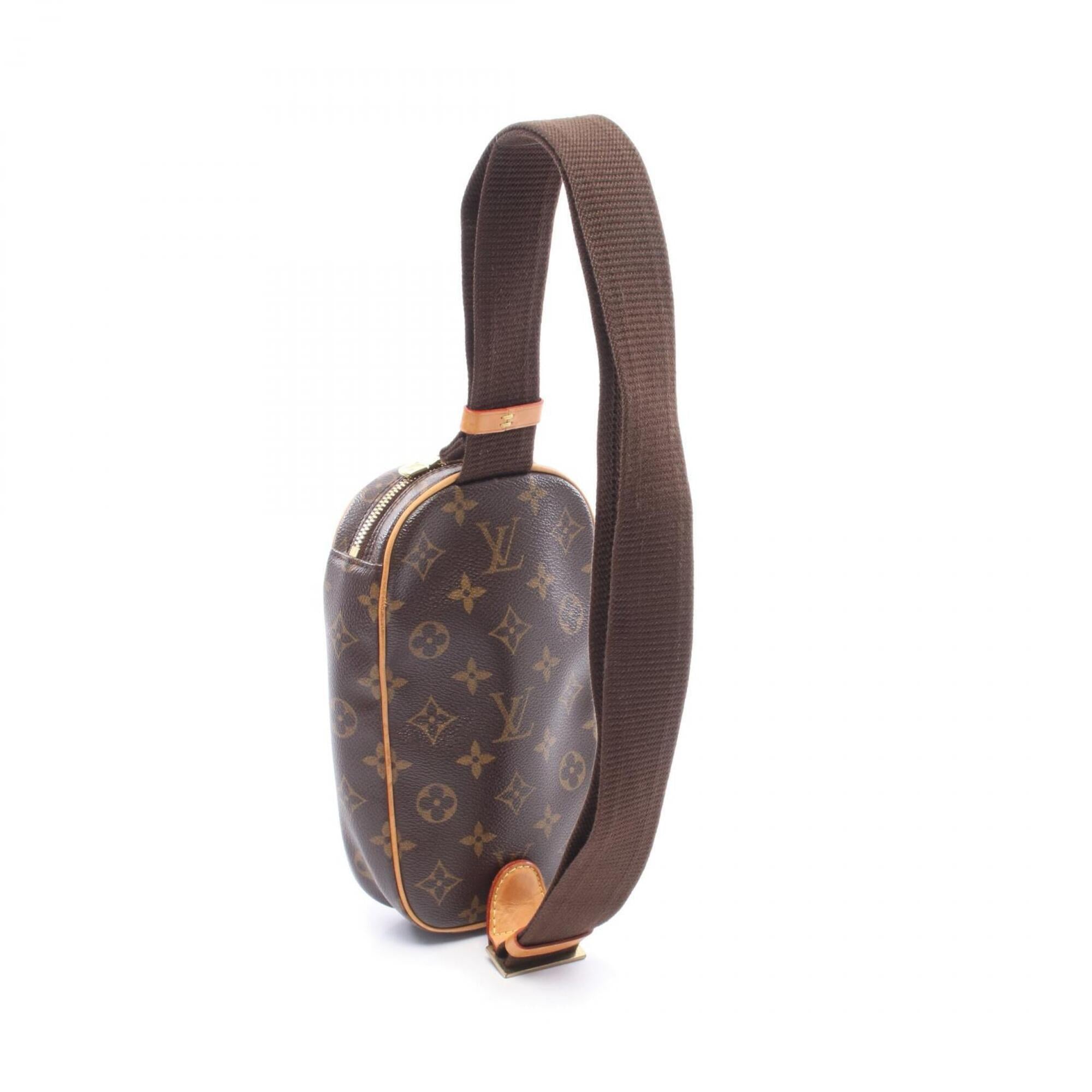 Louis Vuitton Brown Coated Canvas Pvc Monogram Leather Fanny Pack Handbag Sling Bag (Pre-Owned)