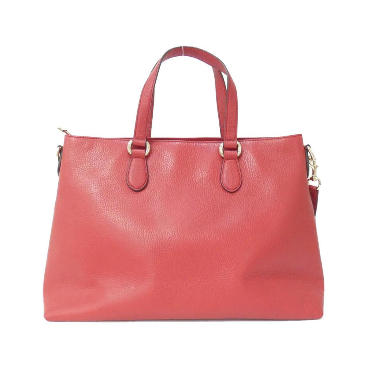 Gucci Red Color Leather Handbag (Pre-Owned)
