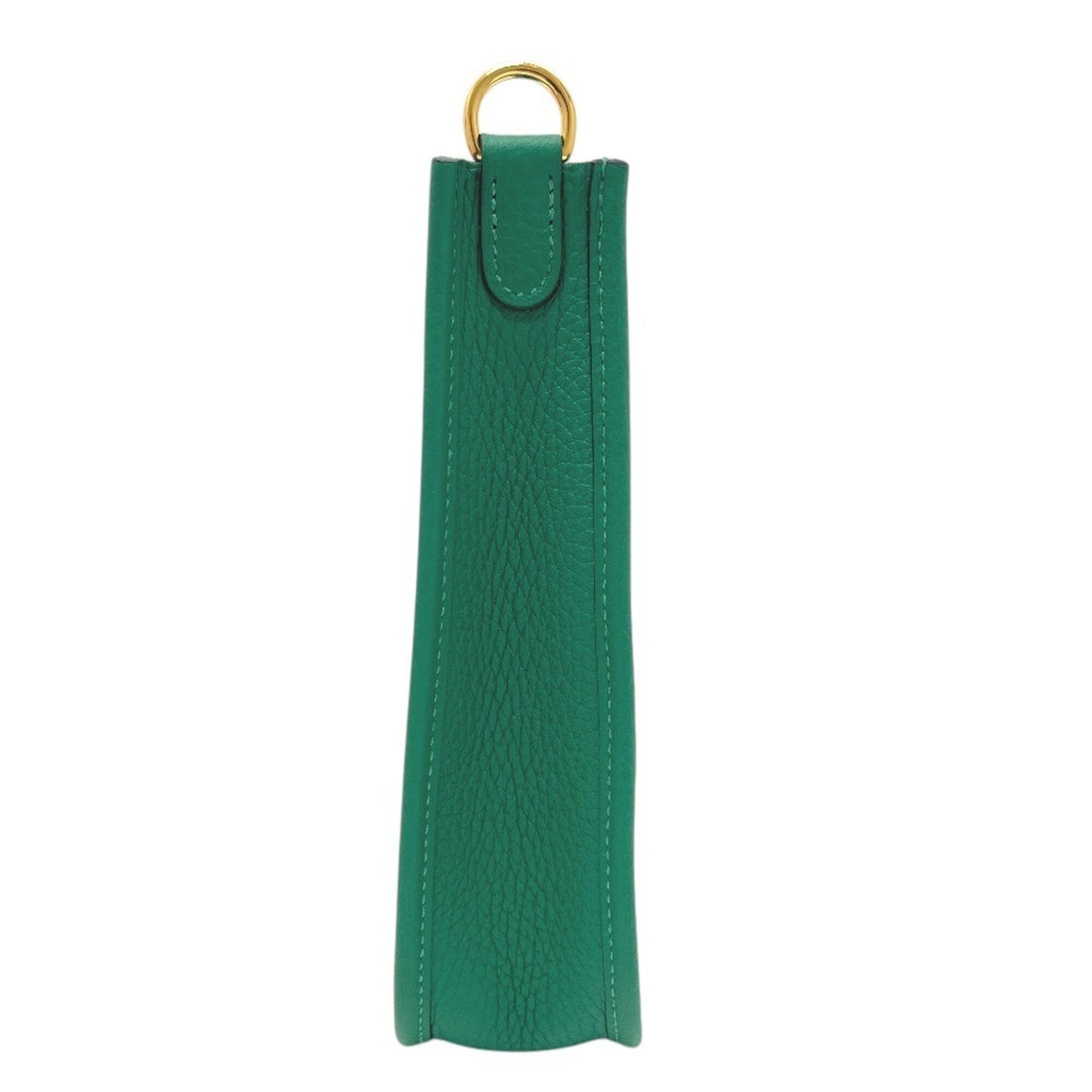 Hermes Green Taurillon Clemence Leather Handbag Shoulder Bag (Pre-Owned)