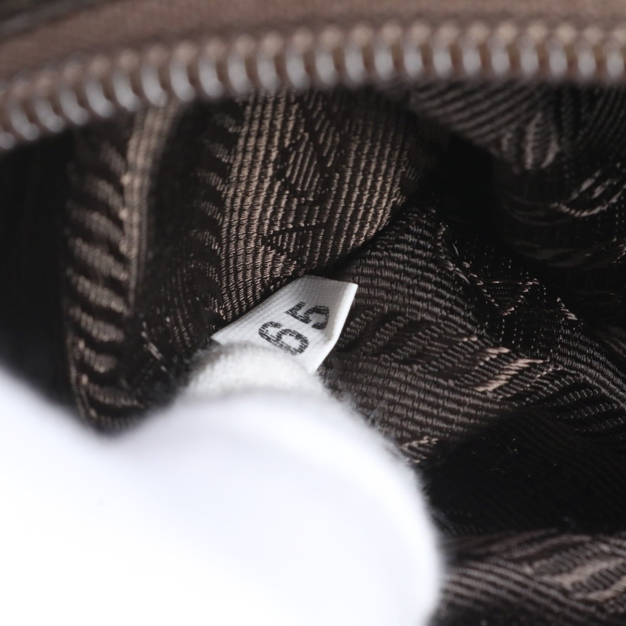 Prada Brown Leather Handbag Tote Bag (Pre-Owned)