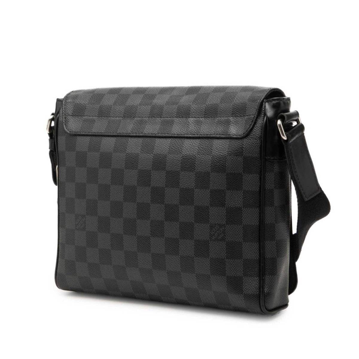Louis Vuitton Damier Graphite Black Pvc Leather Shoulder Bag (Pre-Owned)