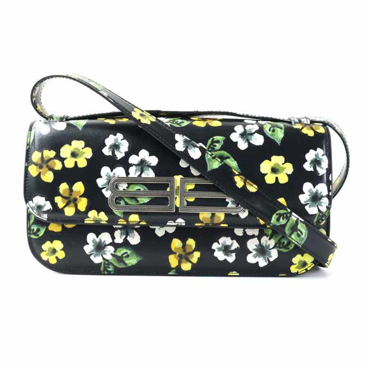 Balenciaga Black Multi-Color Leather Shoulder Bag (Pre-Owned)