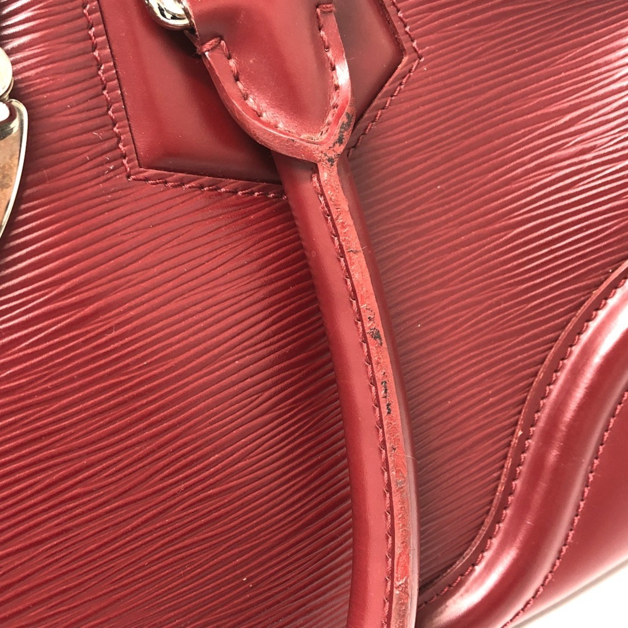 Louis Vuitton Epi Red Color Epi Leather Boston Bag Handbag (Pre-Owned)
