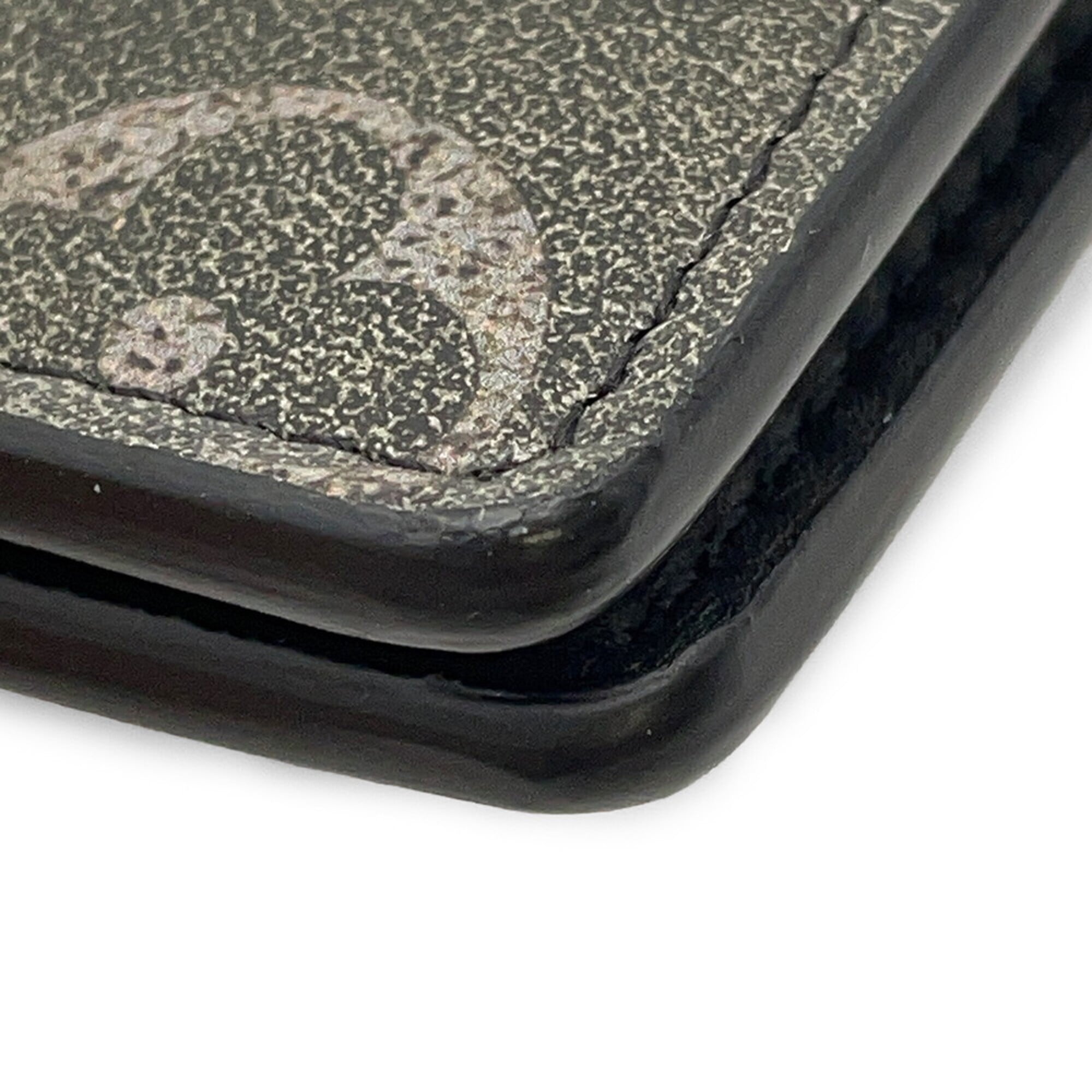 Louis Vuitton Monogram Black Gray Noir Monogram Wallet (Bi-Fold) (Pre-Owned)