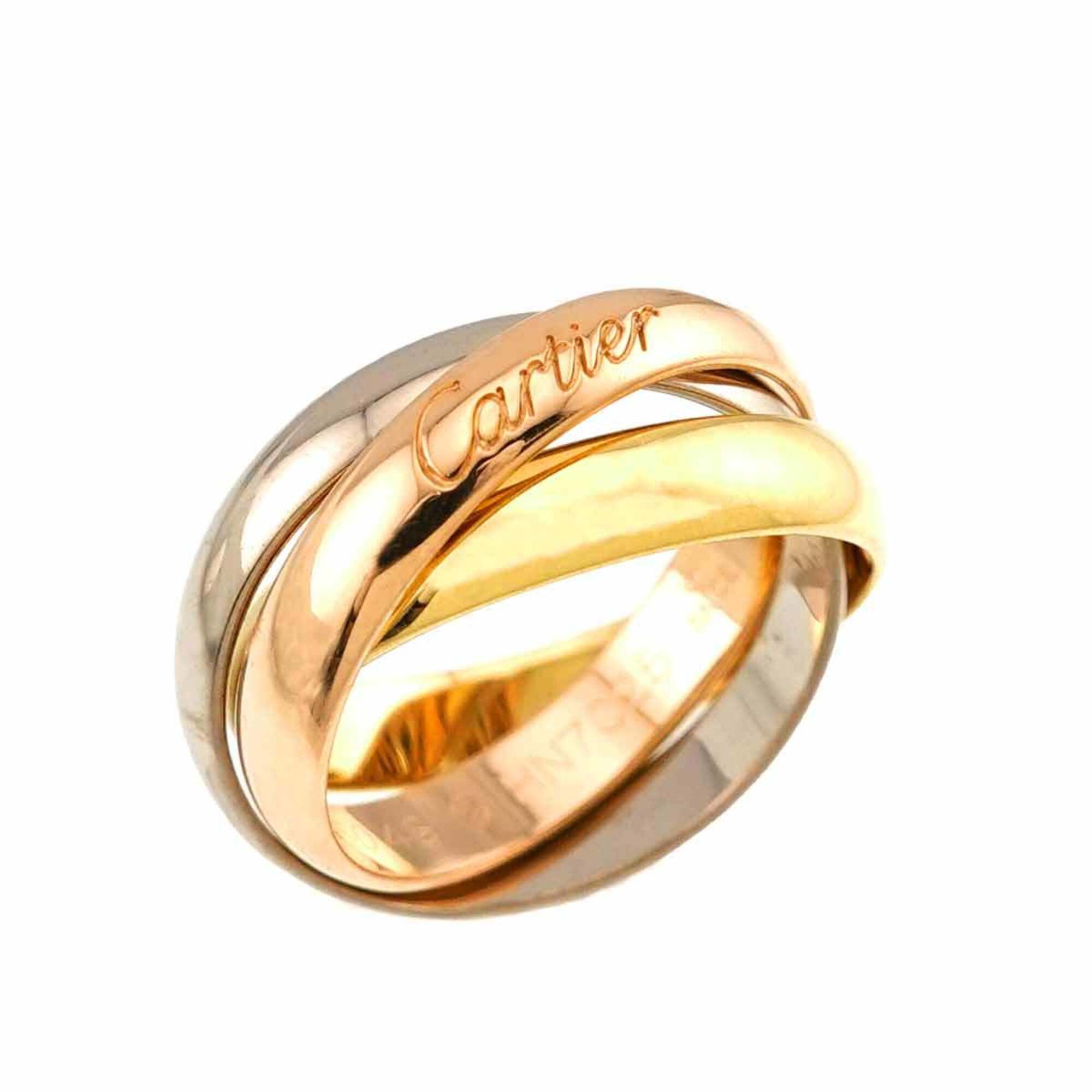 Cartier Yellow Gold (18K) Pink Gold (18K) White Gold (18K) Band Ring (Pre-Owned)