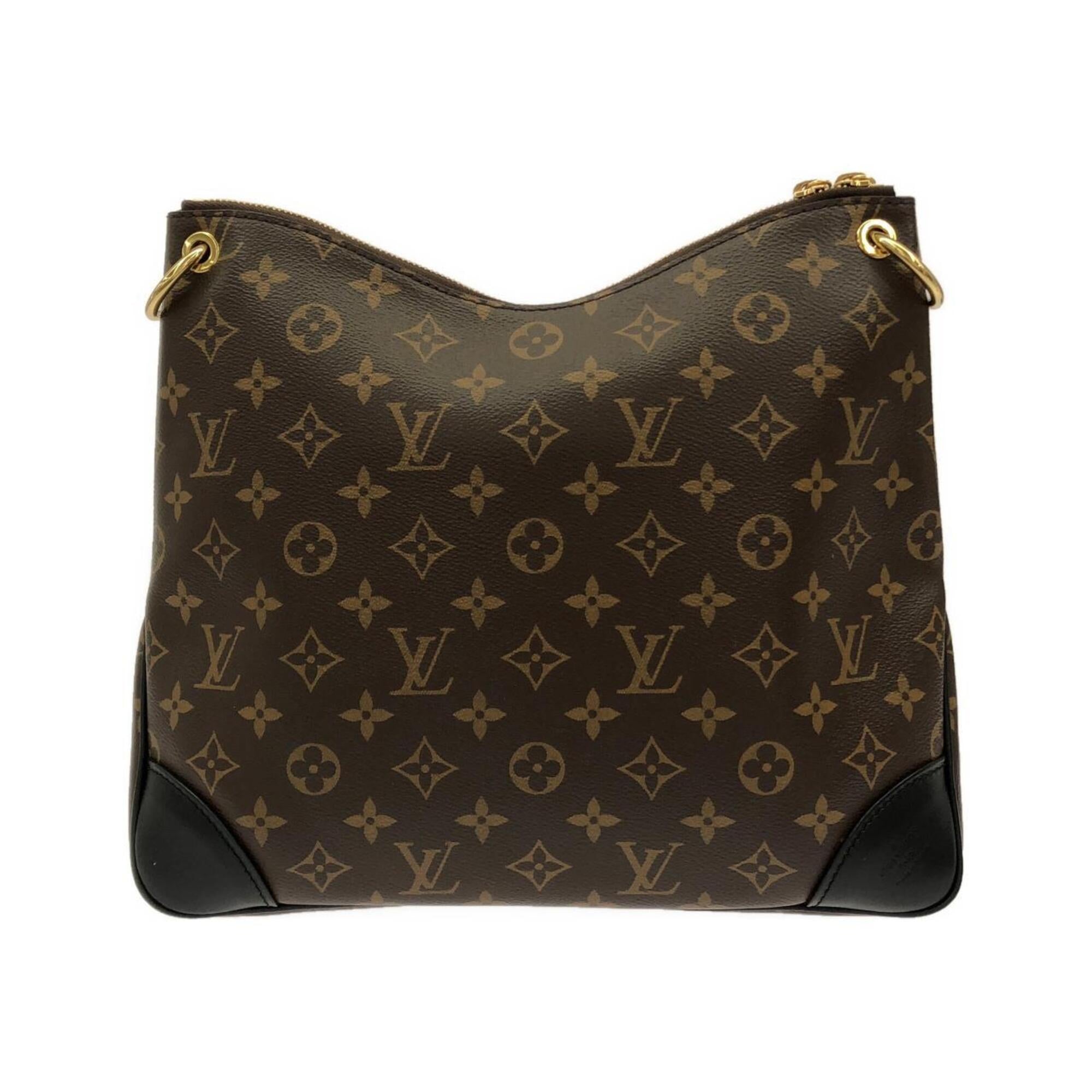 Louis Vuitton Black Marron Coated Canvas Shoulder Bag (Pre-Owned)