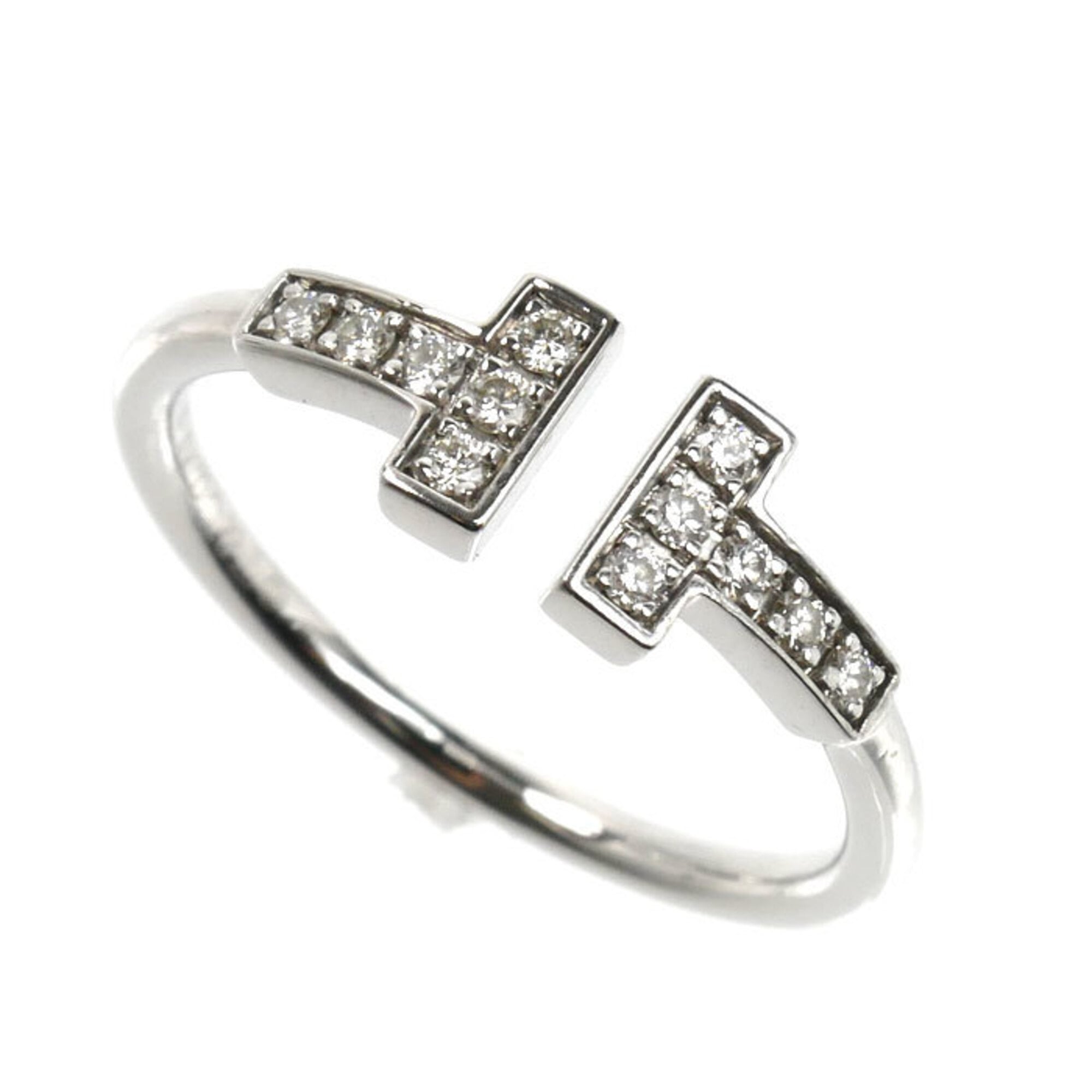 Tiffany White Gold (18K) Band Ring (Pre-Owned)