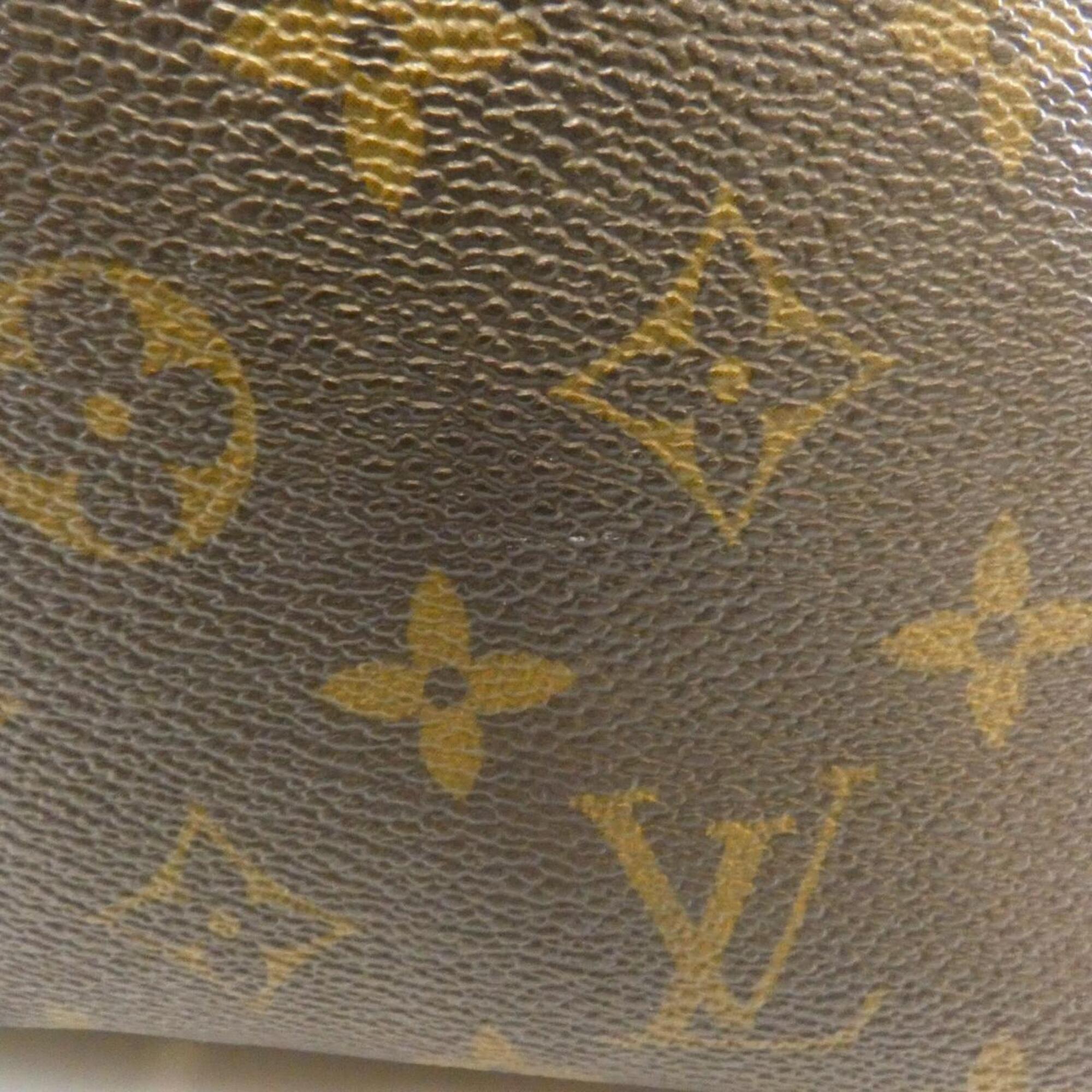 Louis Vuitton Monogram Marron Coated Canvas Handbag (Pre-Owned)