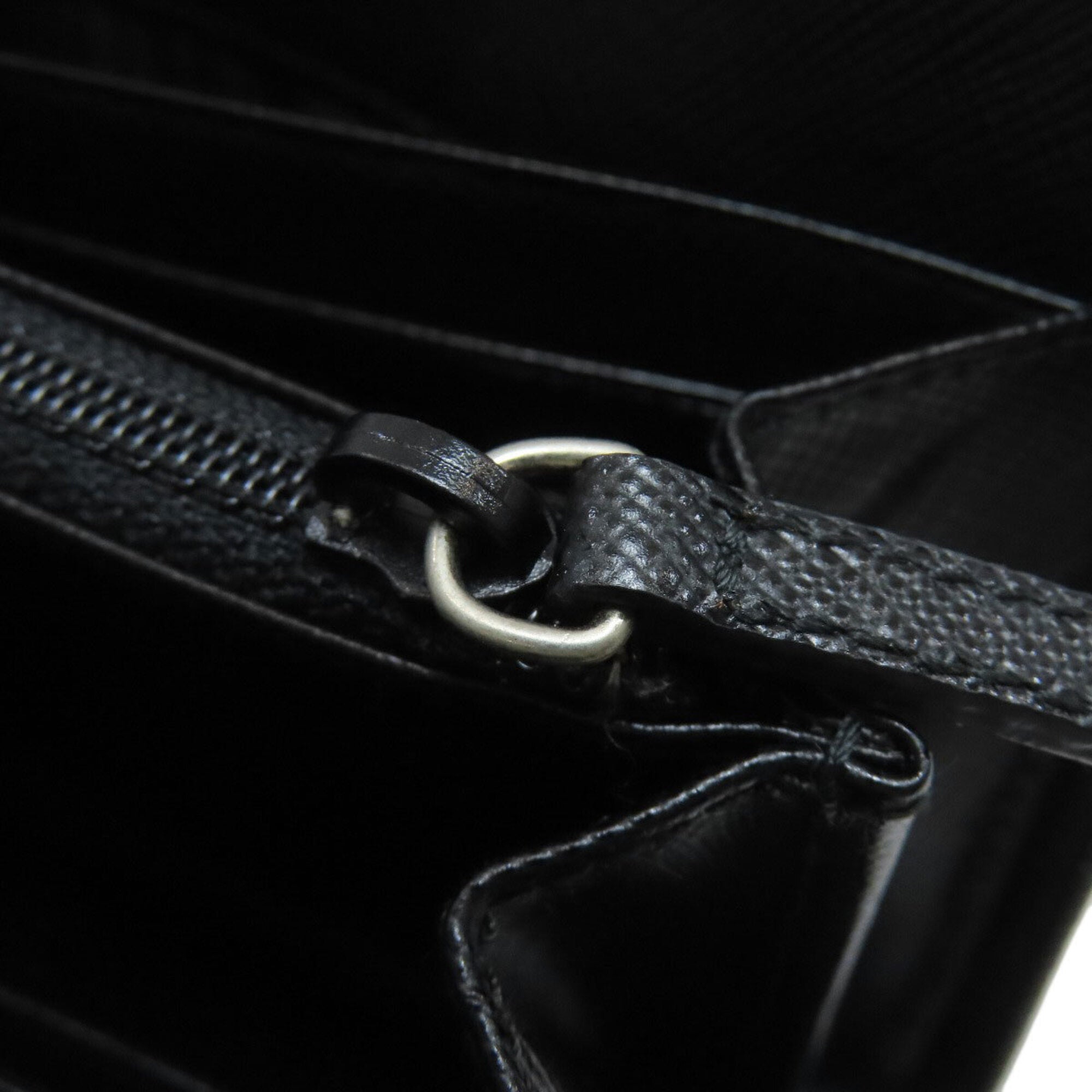 Prada Black Nylon Long Wallet (Bi-Fold) (Pre-Owned)