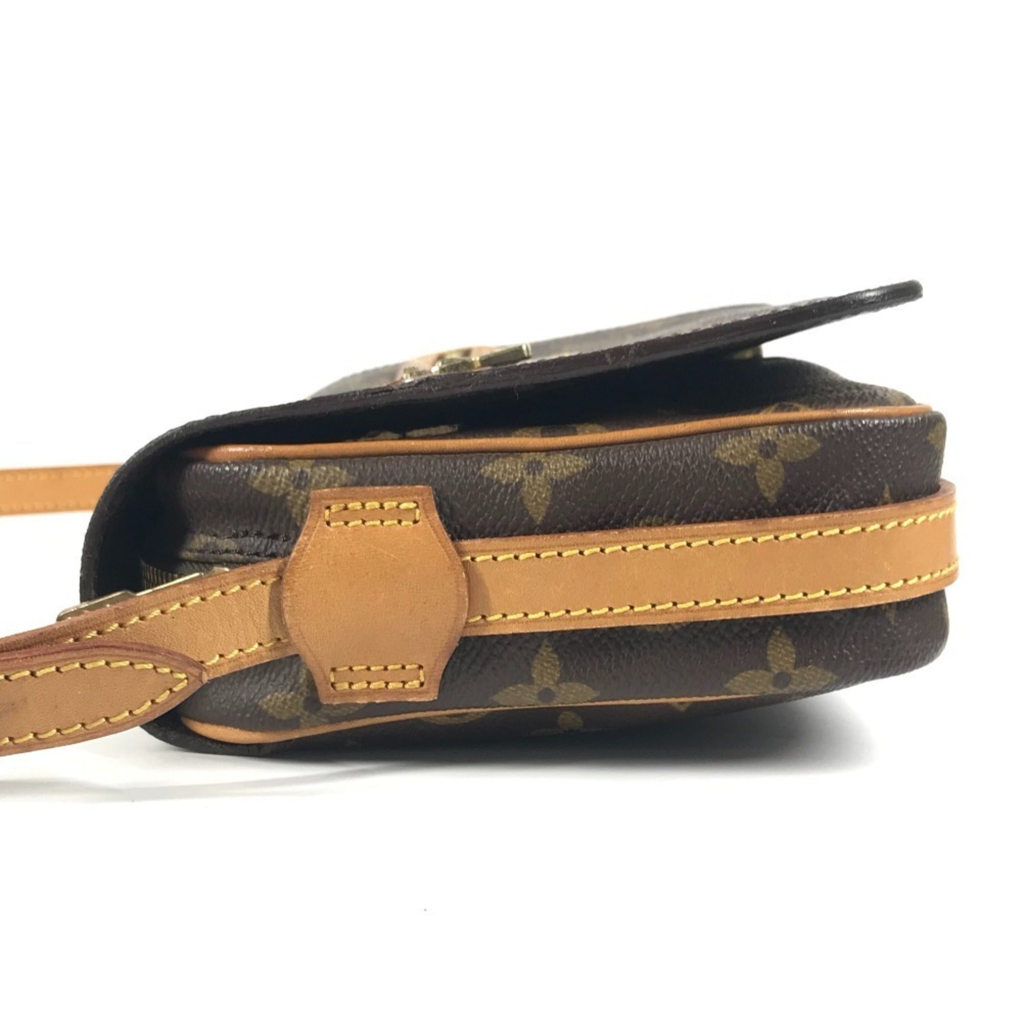 Louis Vuitton Brown Monogram Canvas Pochette Shoulder Bag (Pre-Owned)