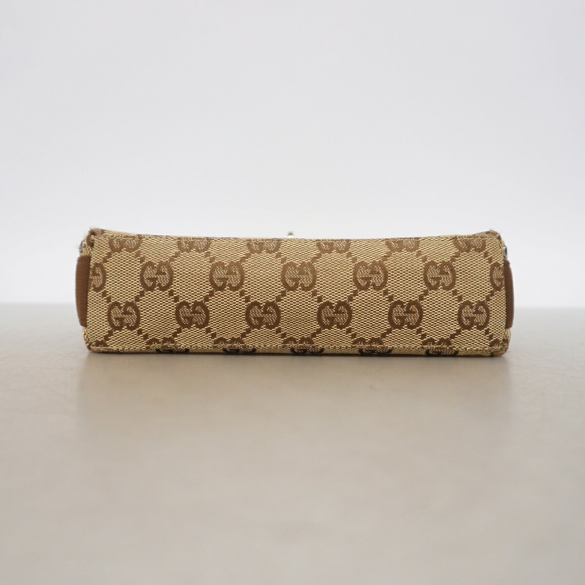 Gucci Brown Canvas Shoulder Bag (Pre-Owned)
