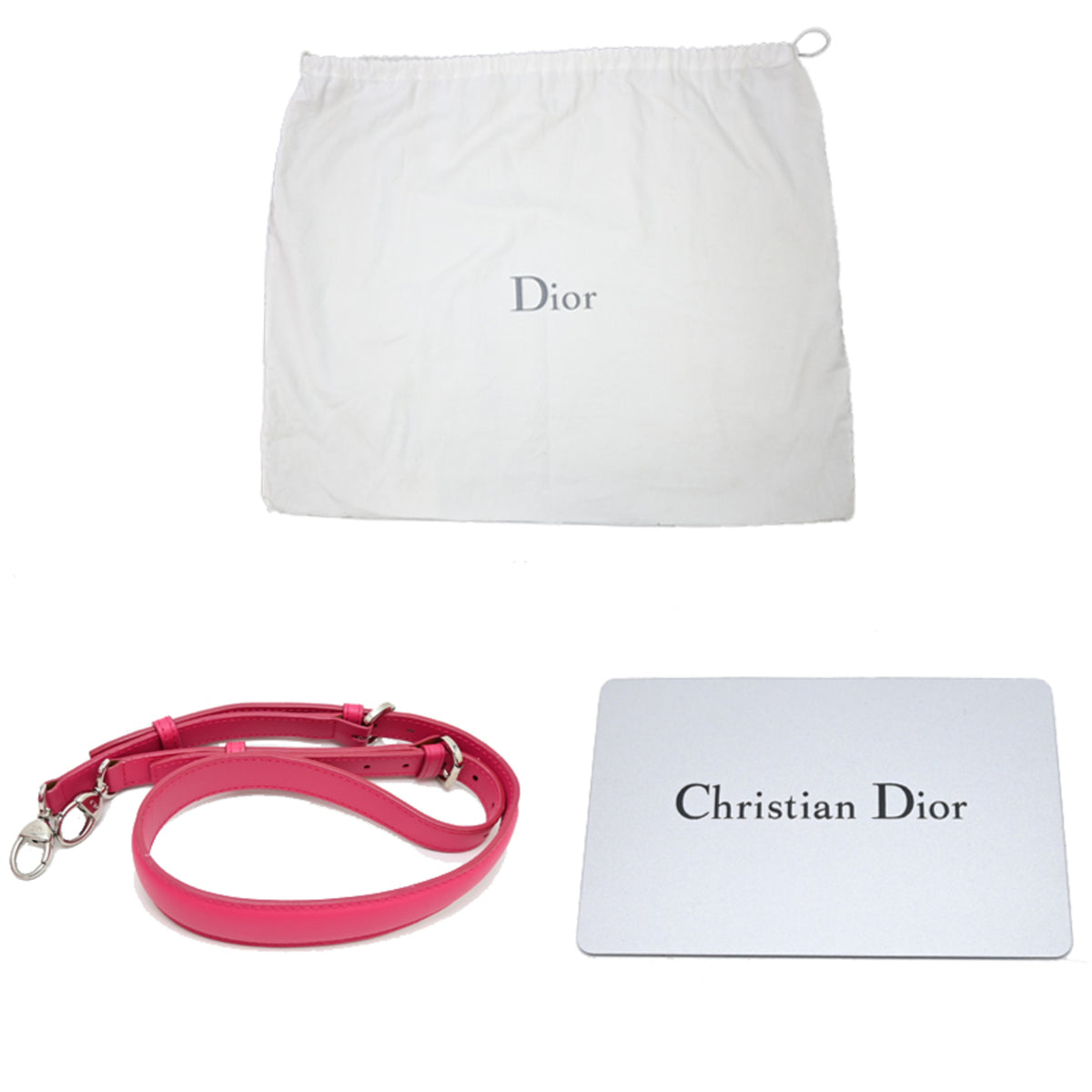 Christian Dior Pink Leather Handbag (Pre-Owned)