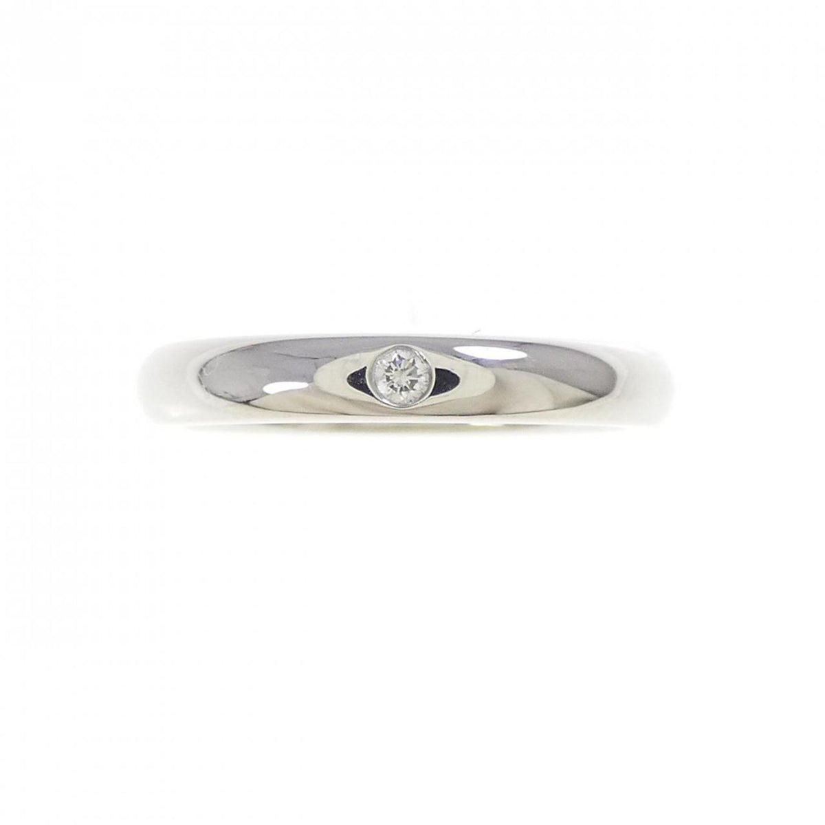 Tiffany Platinum Platinum 950 Band Ring (Pre-Owned)