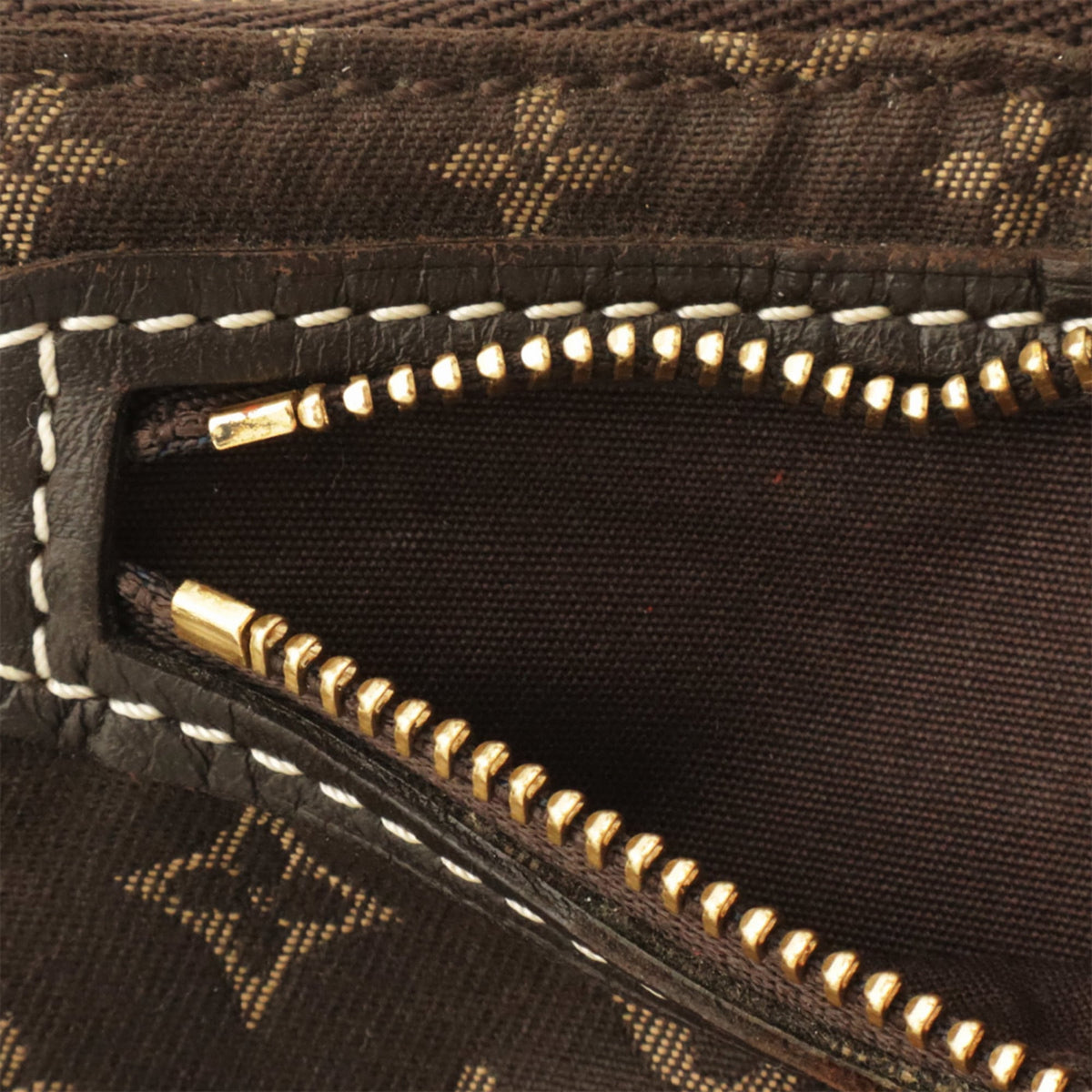 Louis Vuitton Brown Ebene Canvas Handbag Pochette Pouch (Pre-Owned)