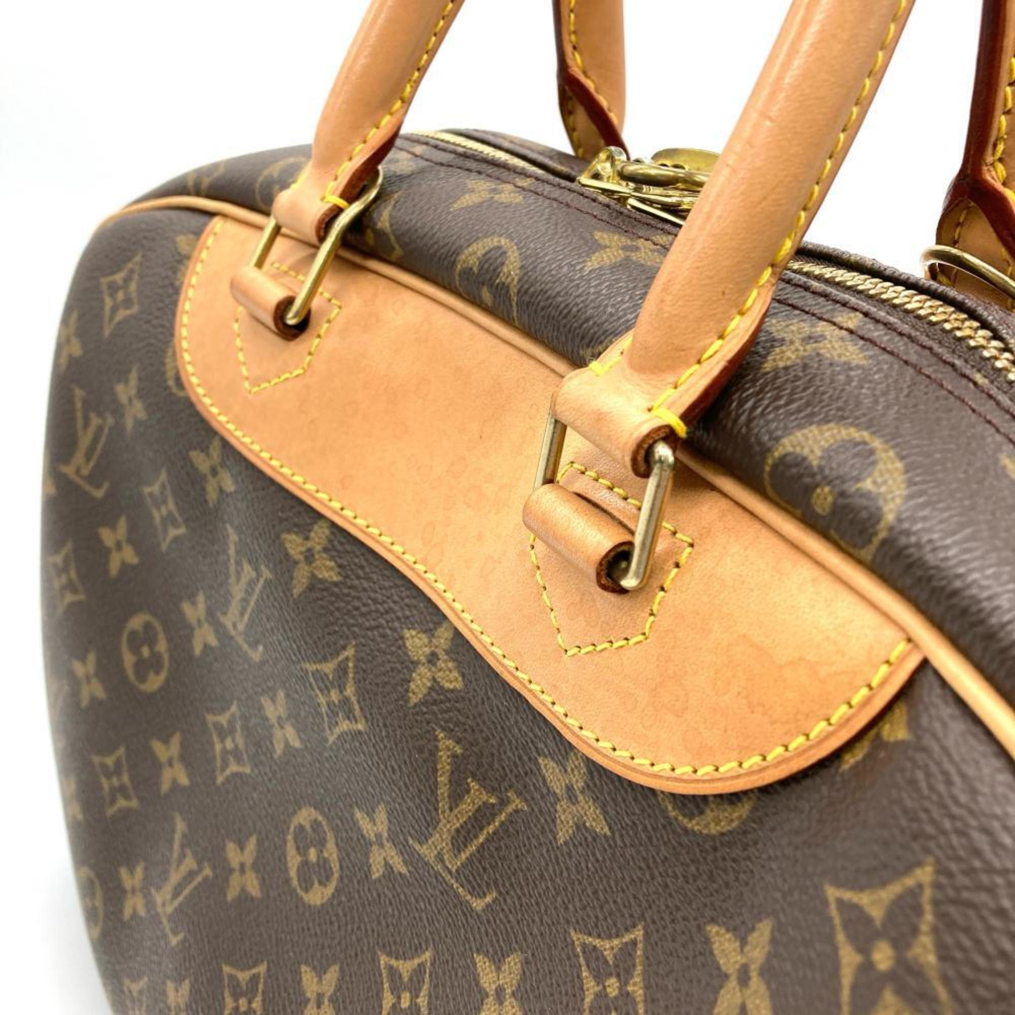 Louis Vuitton Monogram Brown Monogram Leather Tote Bag (Pre-Owned)