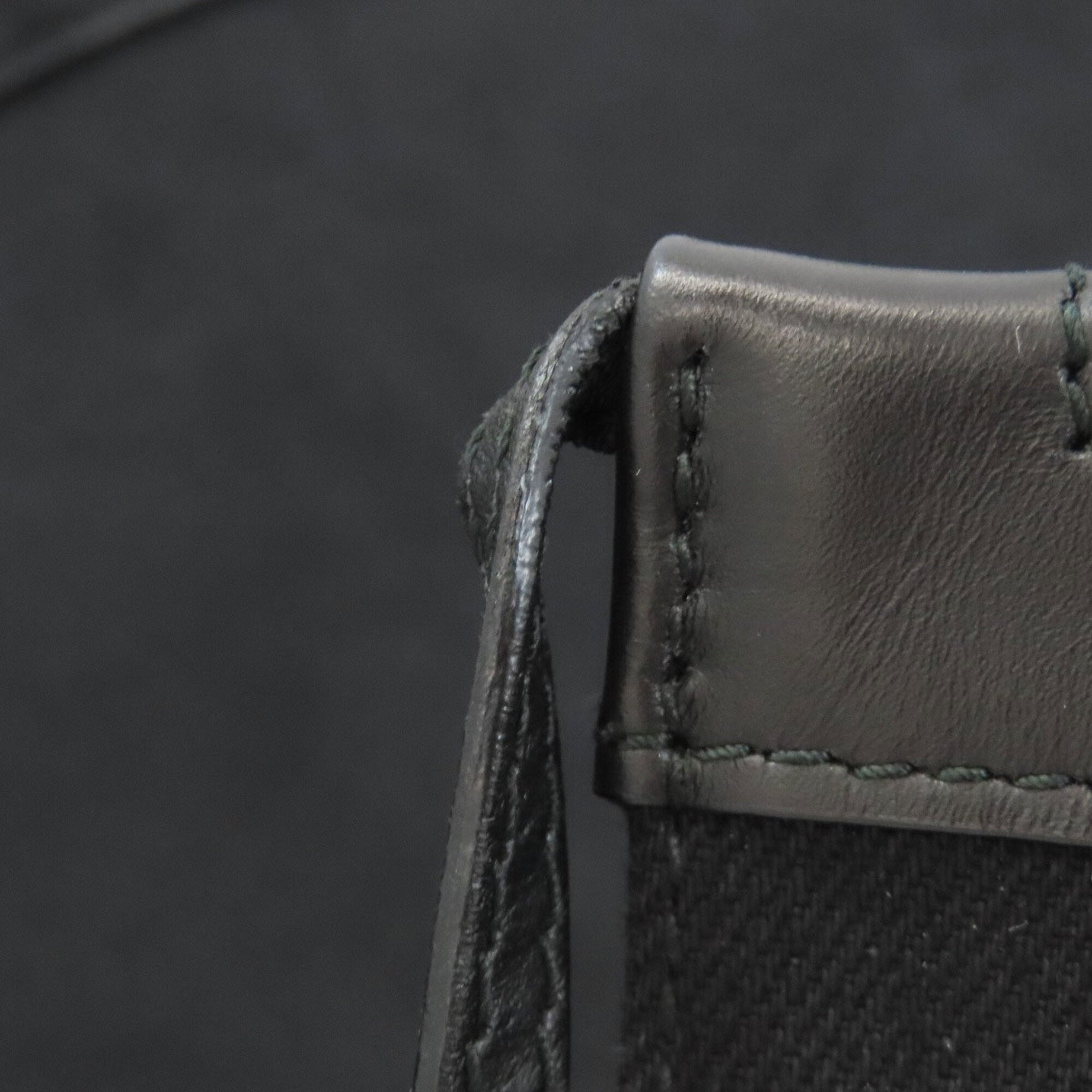 Balenciaga Black Canvas Pouch Tote Bag (Pre-Owned)