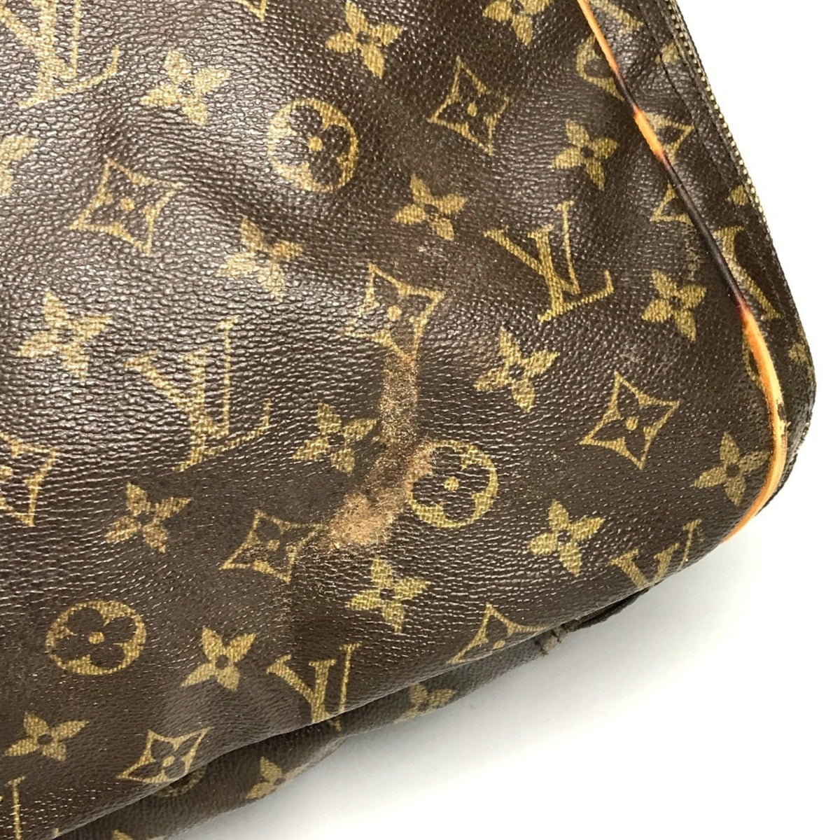 Louis Vuitton Brown Monogram Boston Bag Handbag Shoulder Bag (Pre-Owned)
